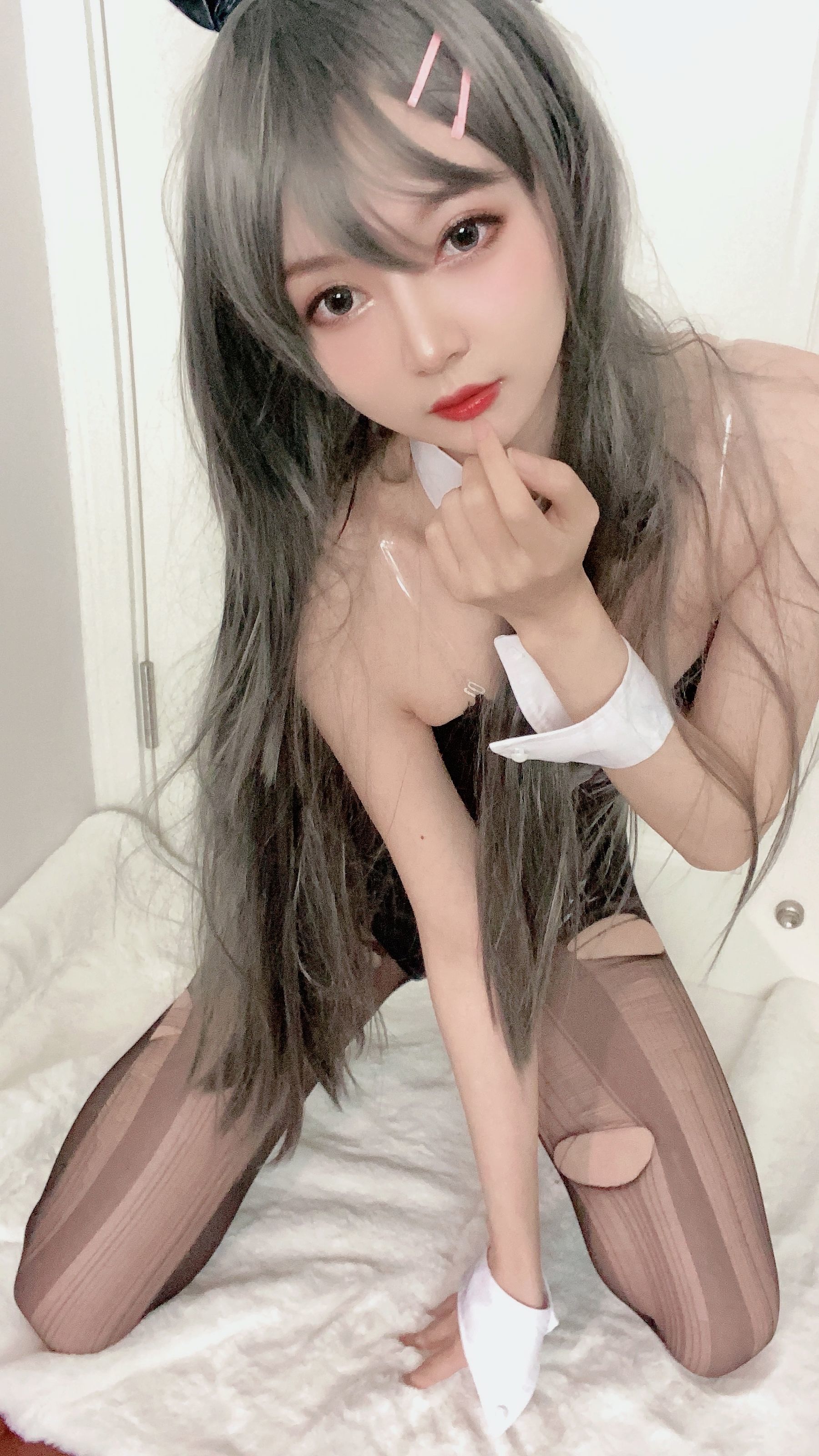 福利COS] 51醬 - 麻衣兔女郎