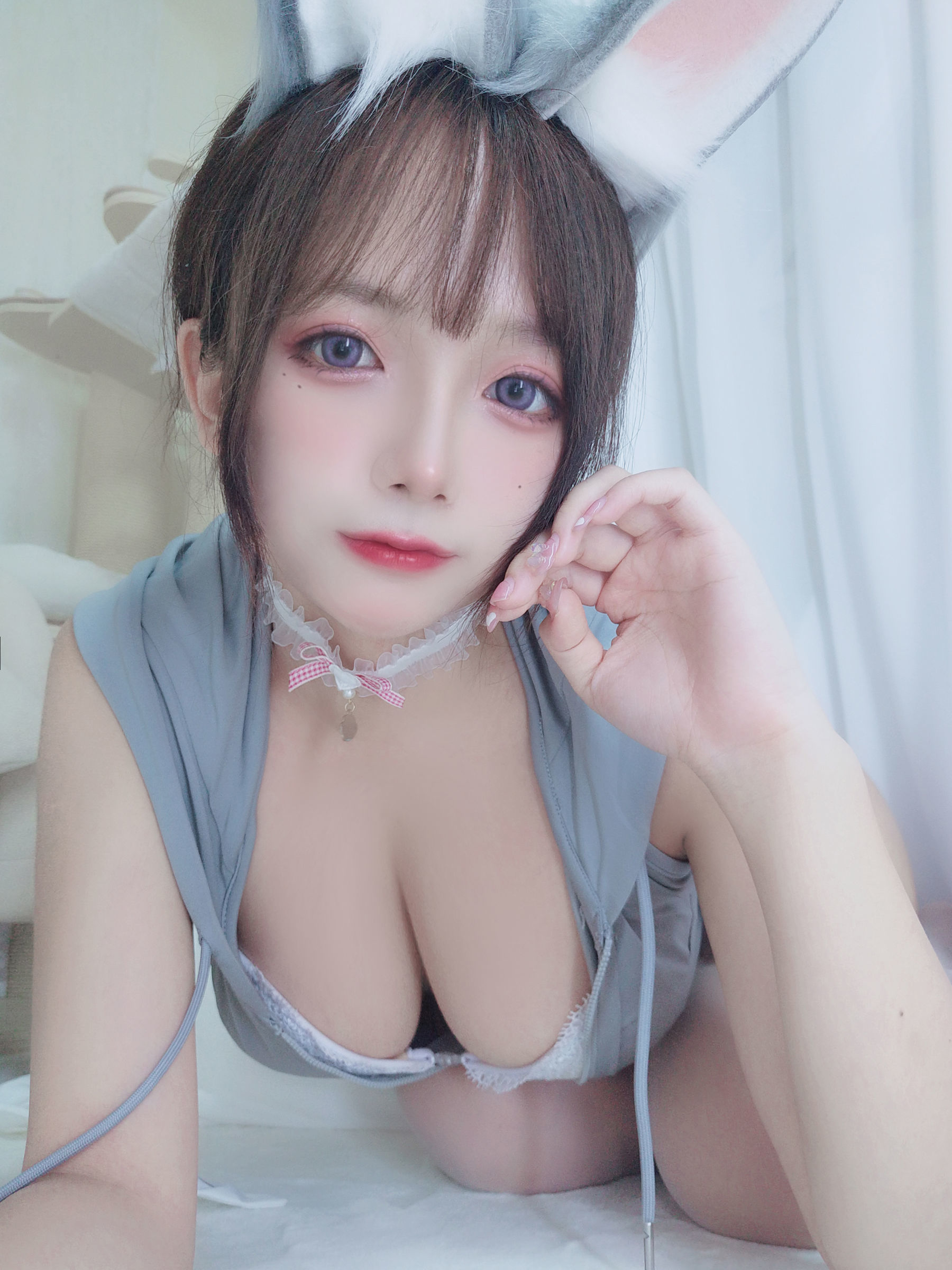 Welfare COS] Cosplay Ri Nai Jiao - Rabbit Hoodie