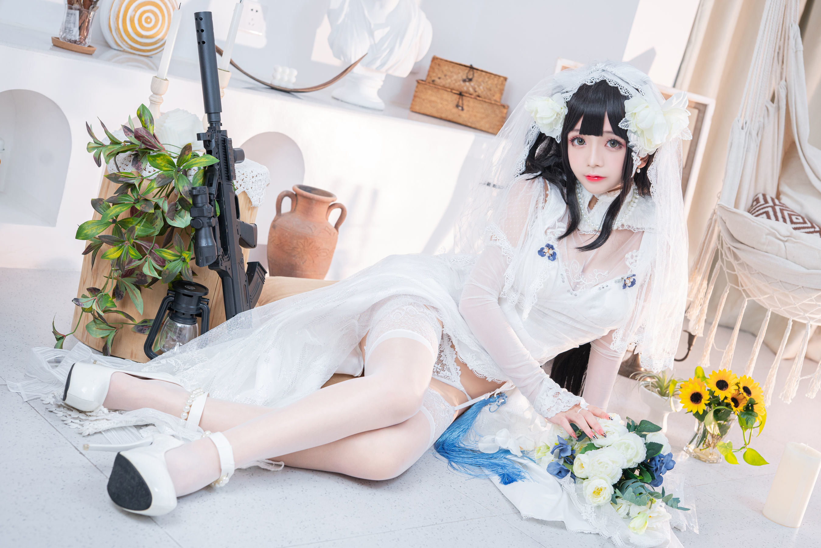 Welfare COS] Cosplay Rina Jiao - 95-style Wedding Dress
