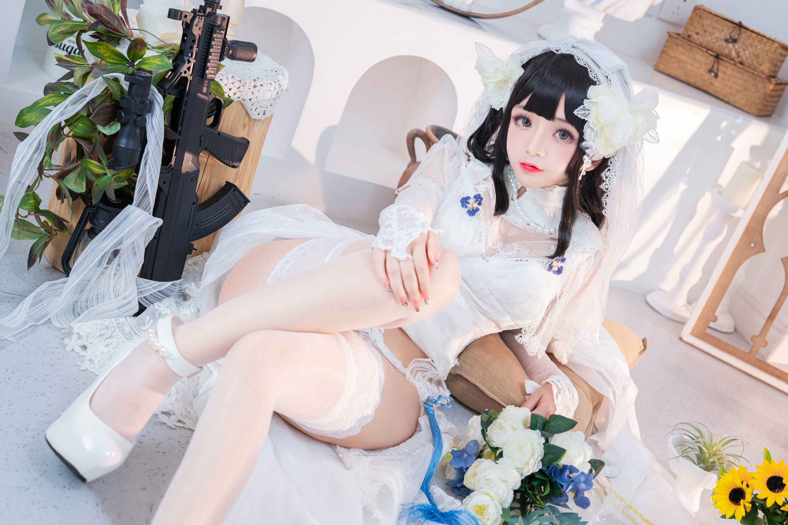 Welfare COS] Cosplay Rina Jiao - 95-style Wedding Dress