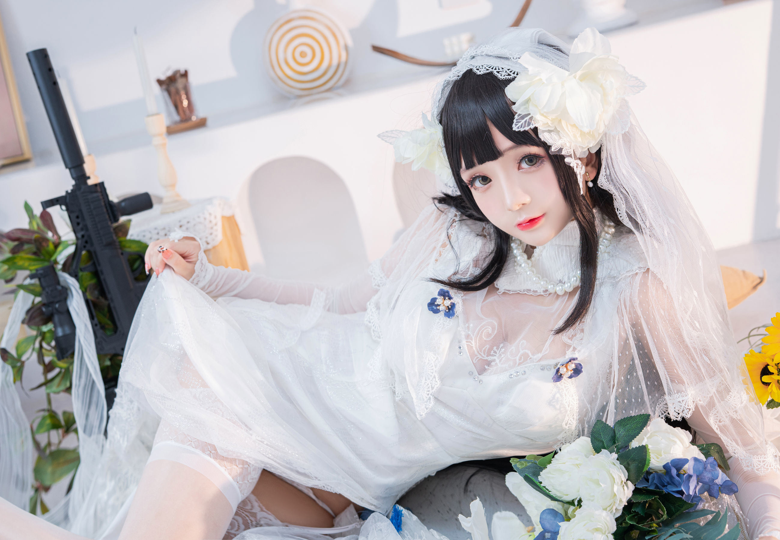 Welfare COS] Cosplay Rina Jiao - 95-style Wedding Dress