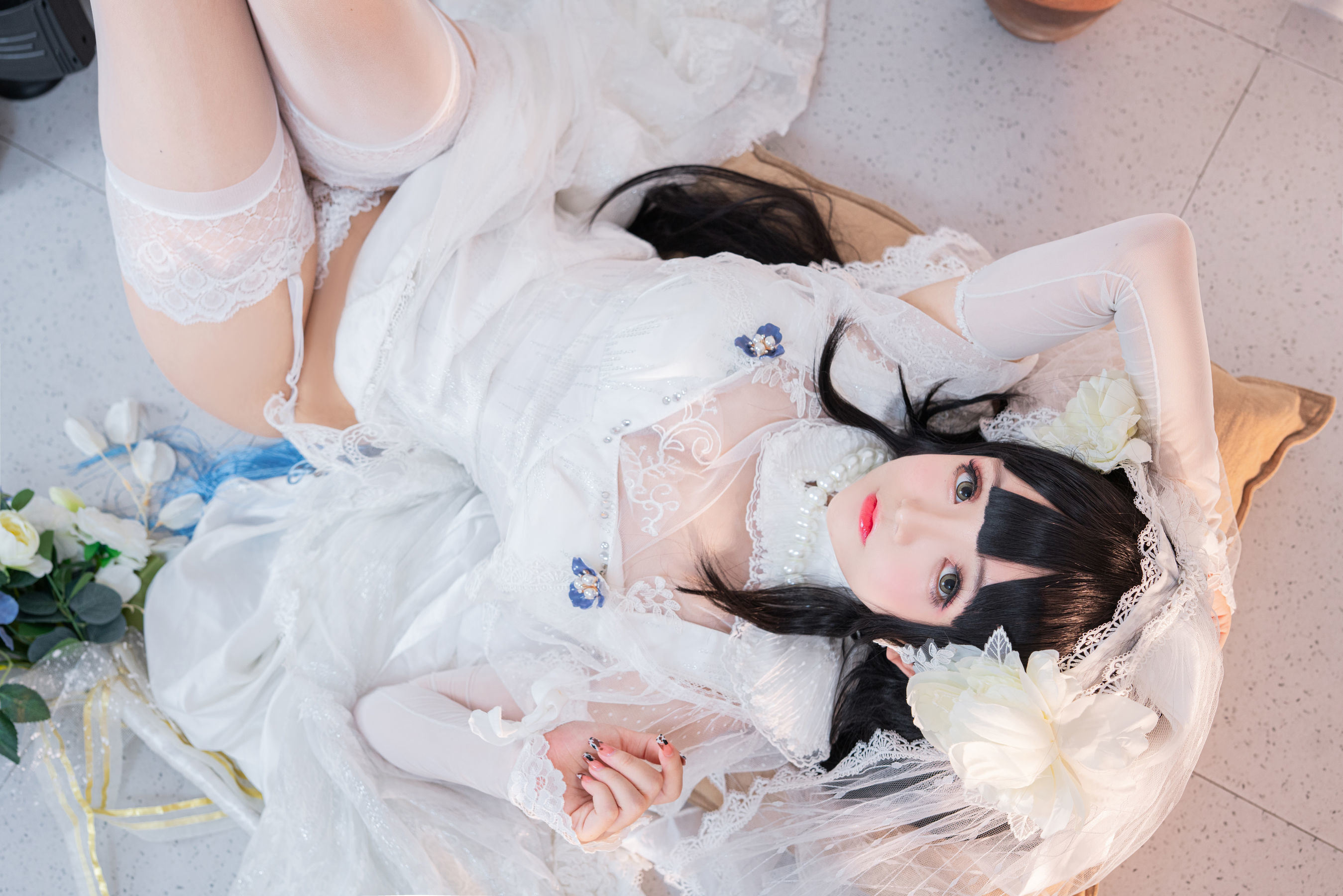Welfare COS] Cosplay Rina Jiao - 95-style Wedding Dress