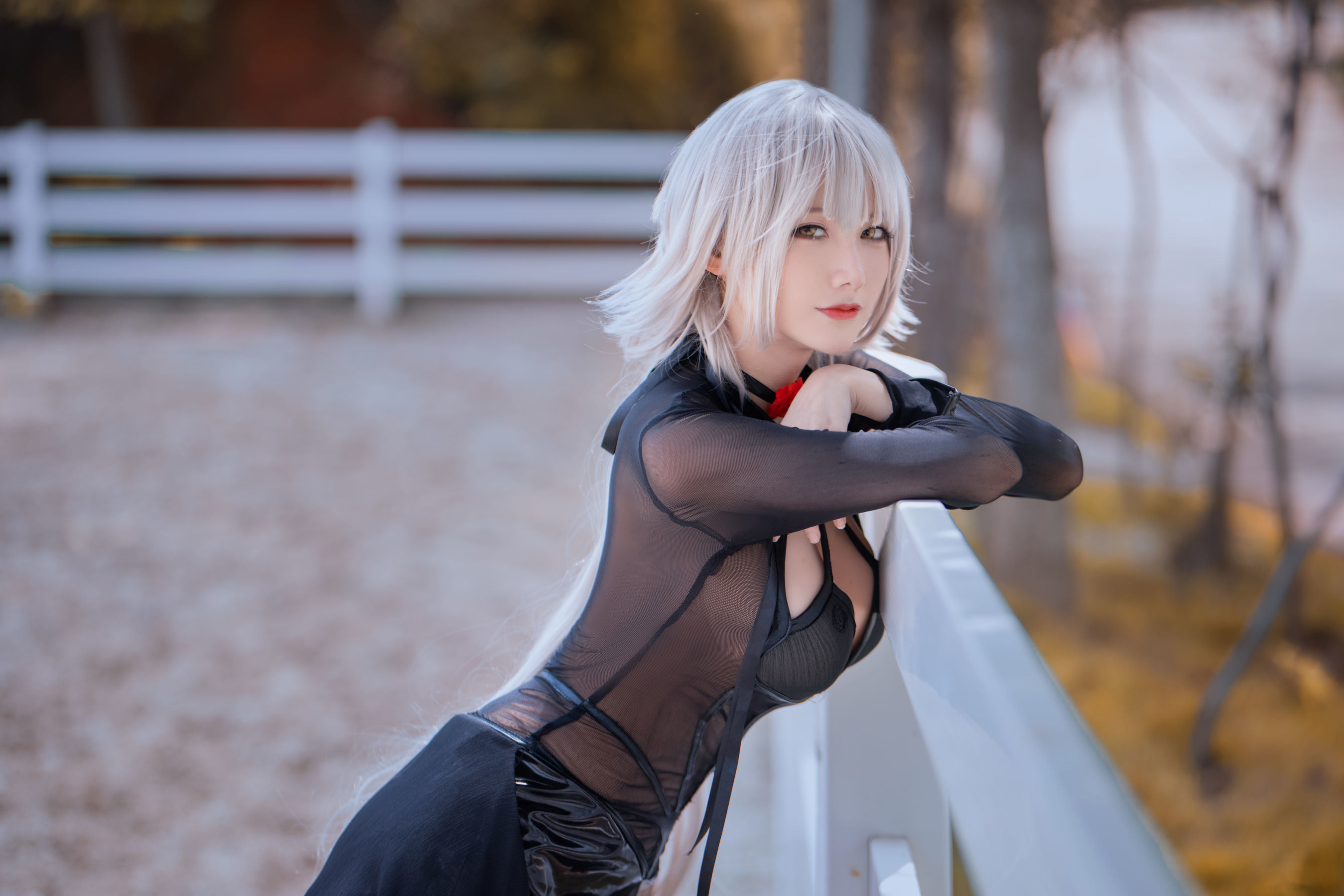 福利COS] COS妹子仙九Airi - 黑貞馬會