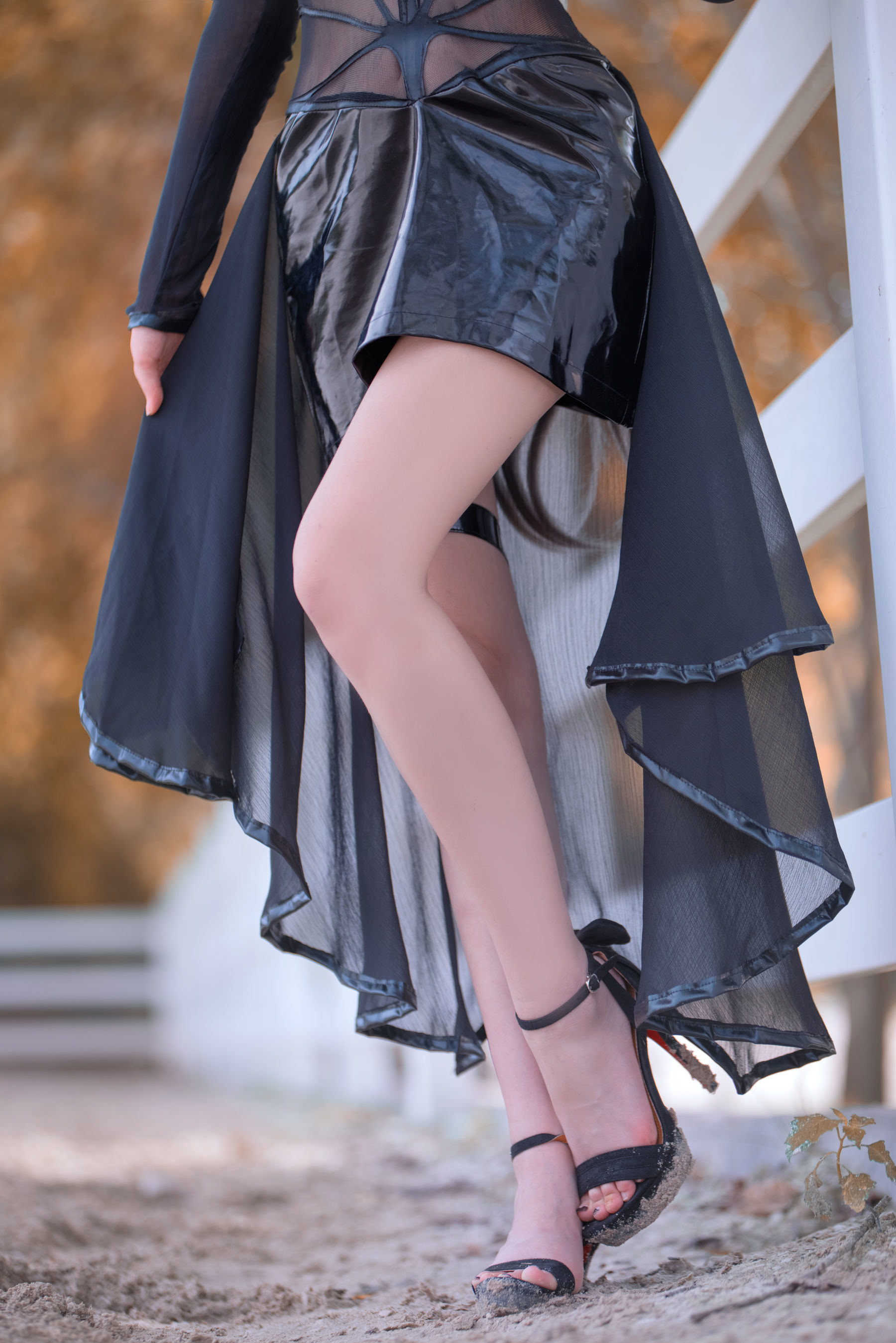 福利COS] COS妹子仙九Airi - 黑貞馬會