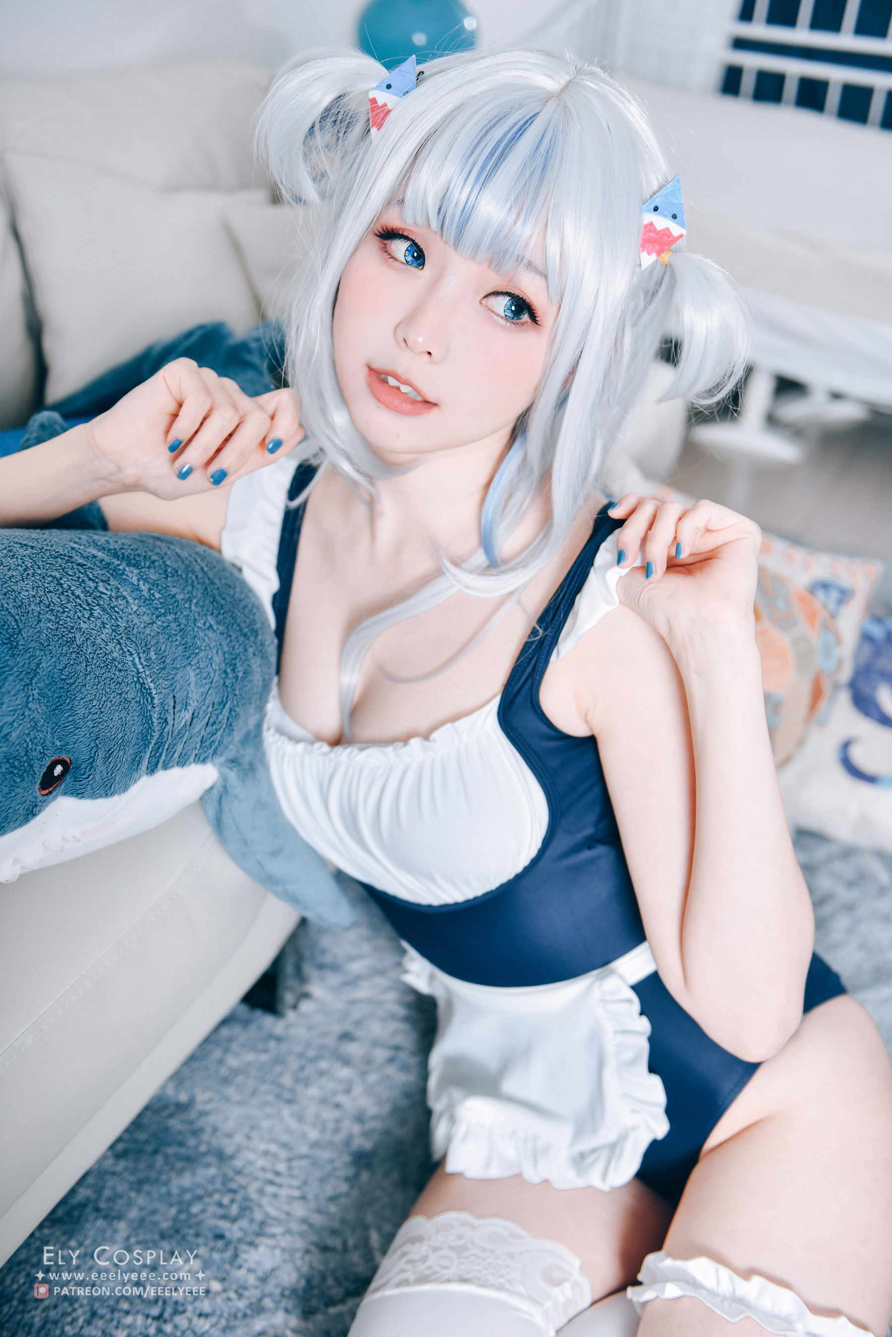 Phúc Lợi COS] Ely_eee(ElyEEzi) - Ga Wu ・ Gu La (Cá mập nhỏ) Áo tắm