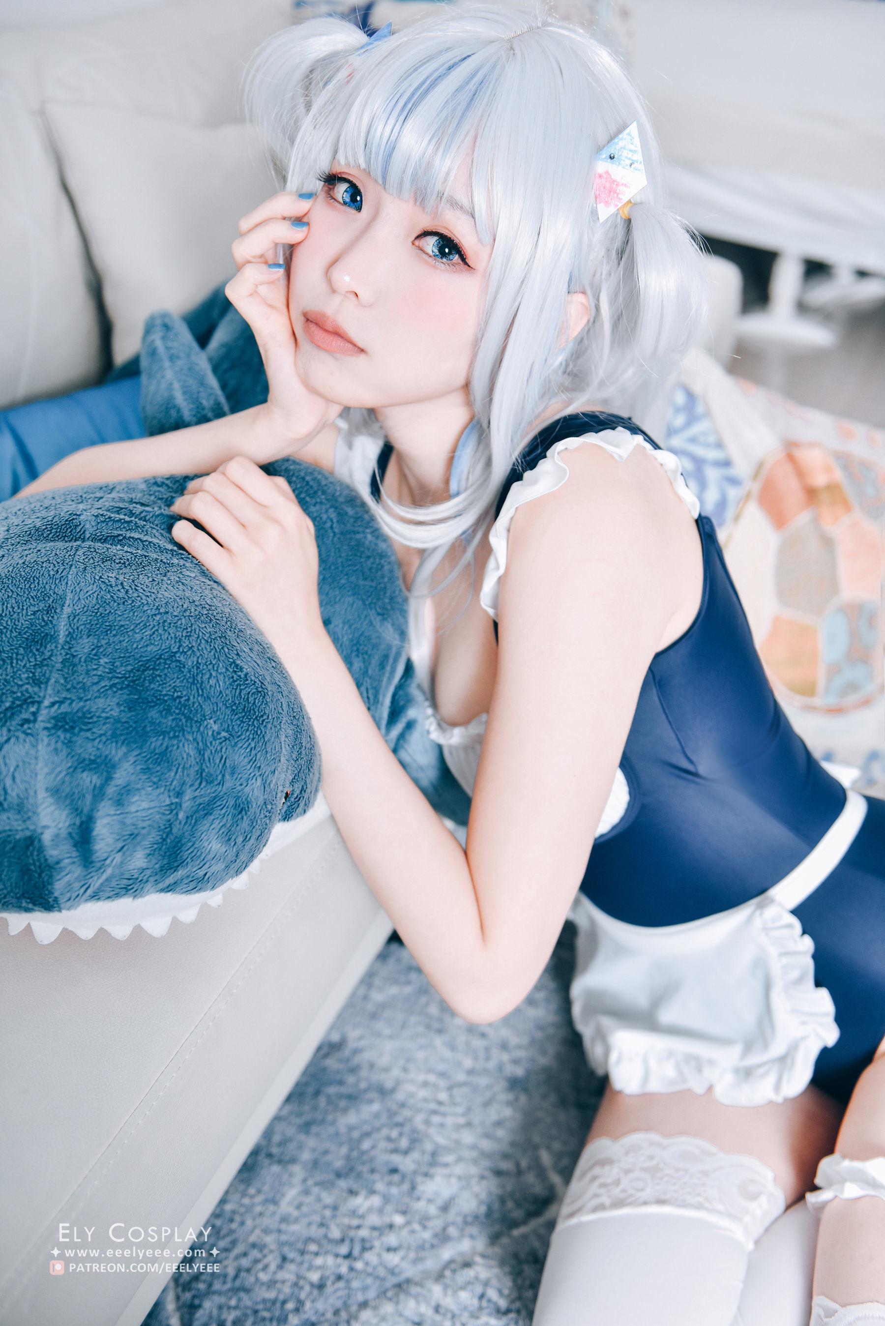 Phúc Lợi COS] Ely_eee(ElyEEzi) - Ga Wu ・ Gu La (Cá mập nhỏ) Áo tắm