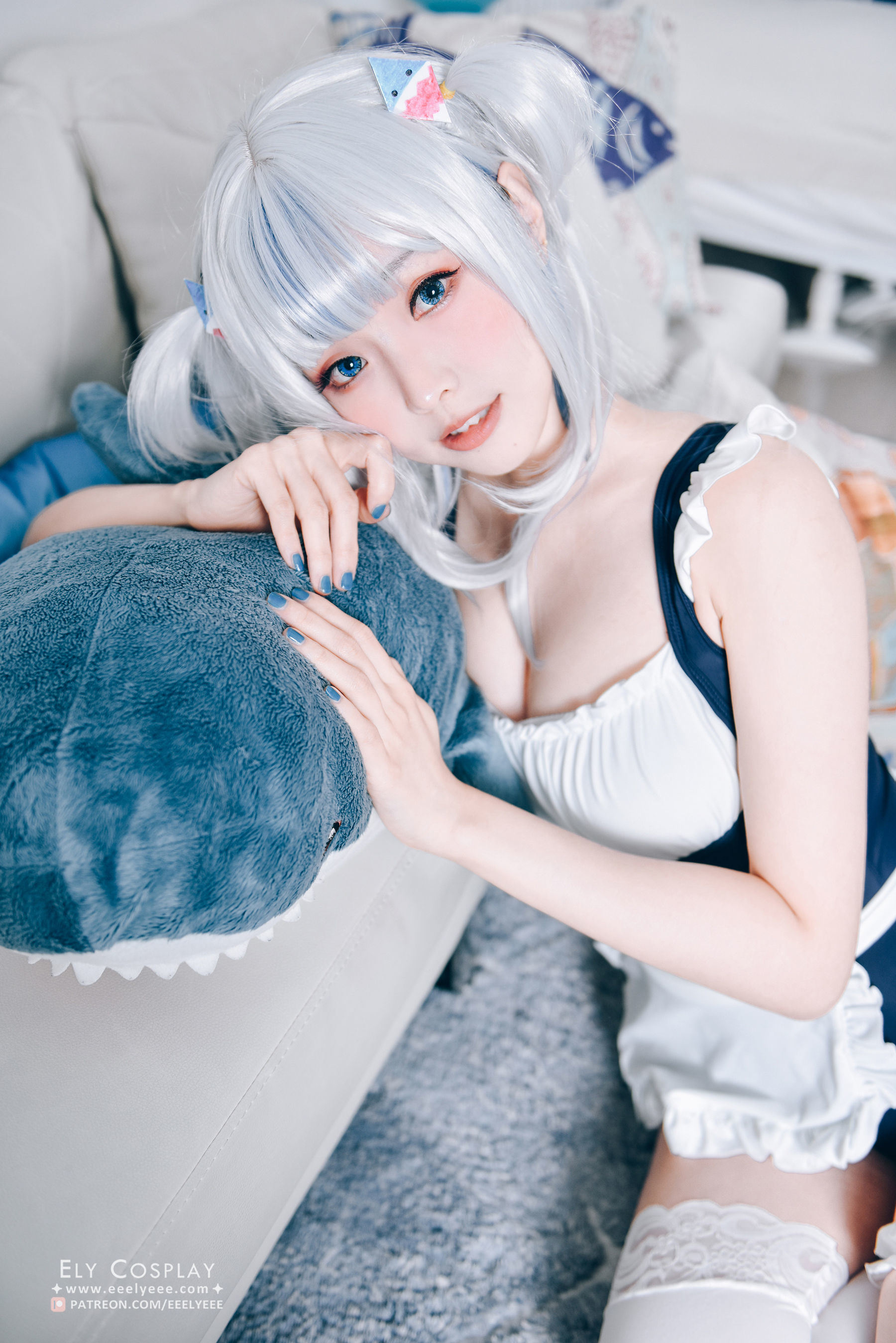Phúc Lợi COS] Ely_eee(ElyEEzi) - Ga Wu ・ Gu La (Cá mập nhỏ) Áo tắm