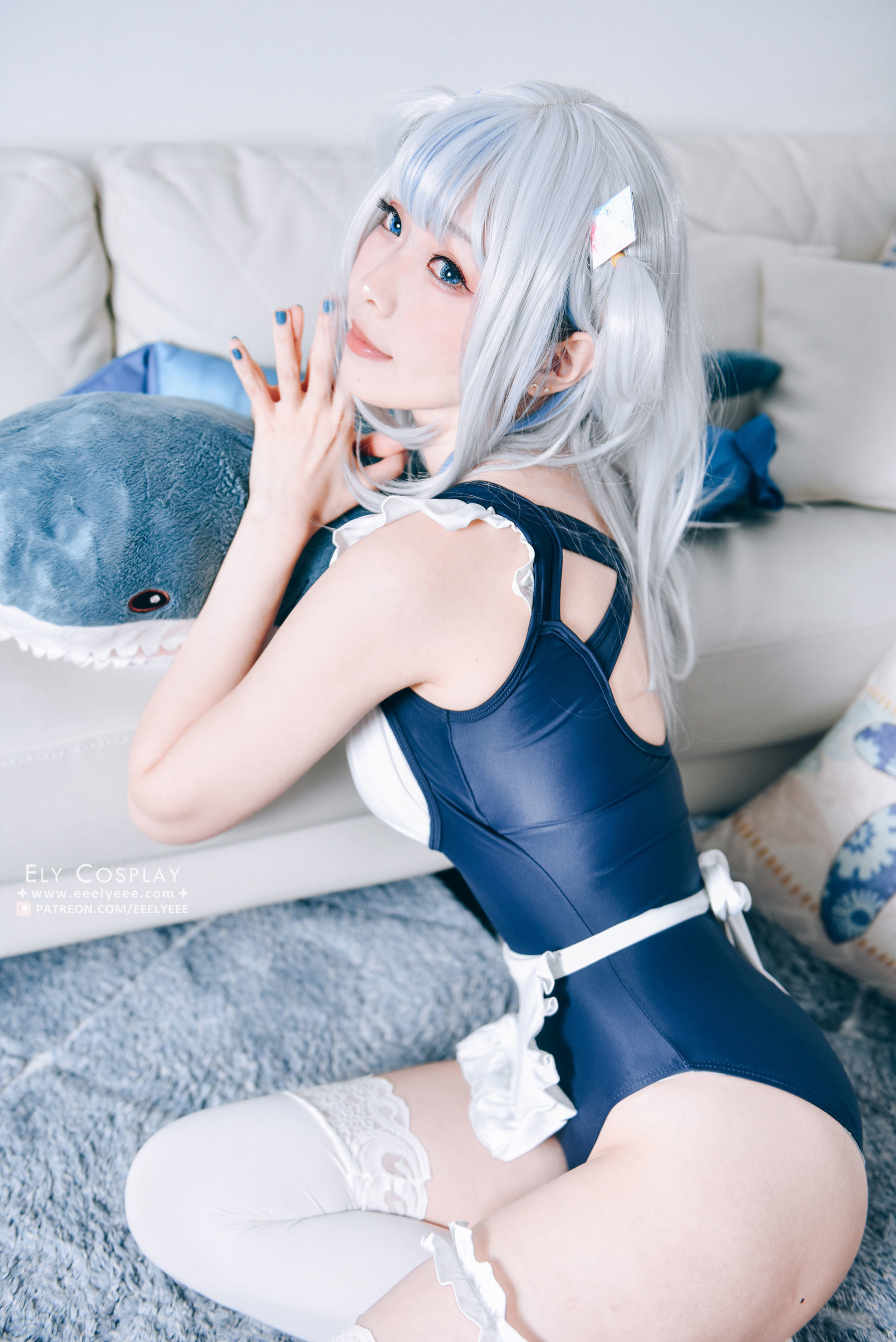 Phúc Lợi COS] Ely_eee(ElyEEzi) - Ga Wu ・ Gu La (Cá mập nhỏ) Áo tắm