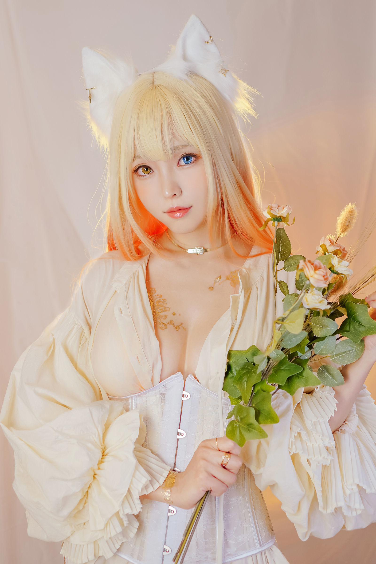 福利COS] Ely_eee(ElyEE子) - 貓魔女與貓