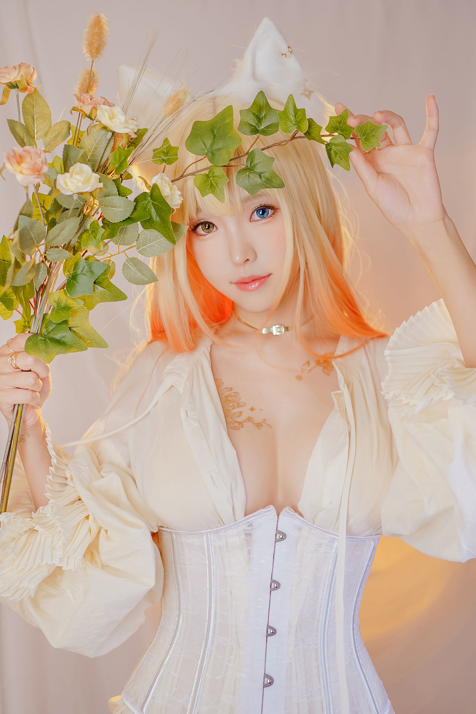 福利COS] Ely_eee(ElyEE子) - 貓魔女與貓