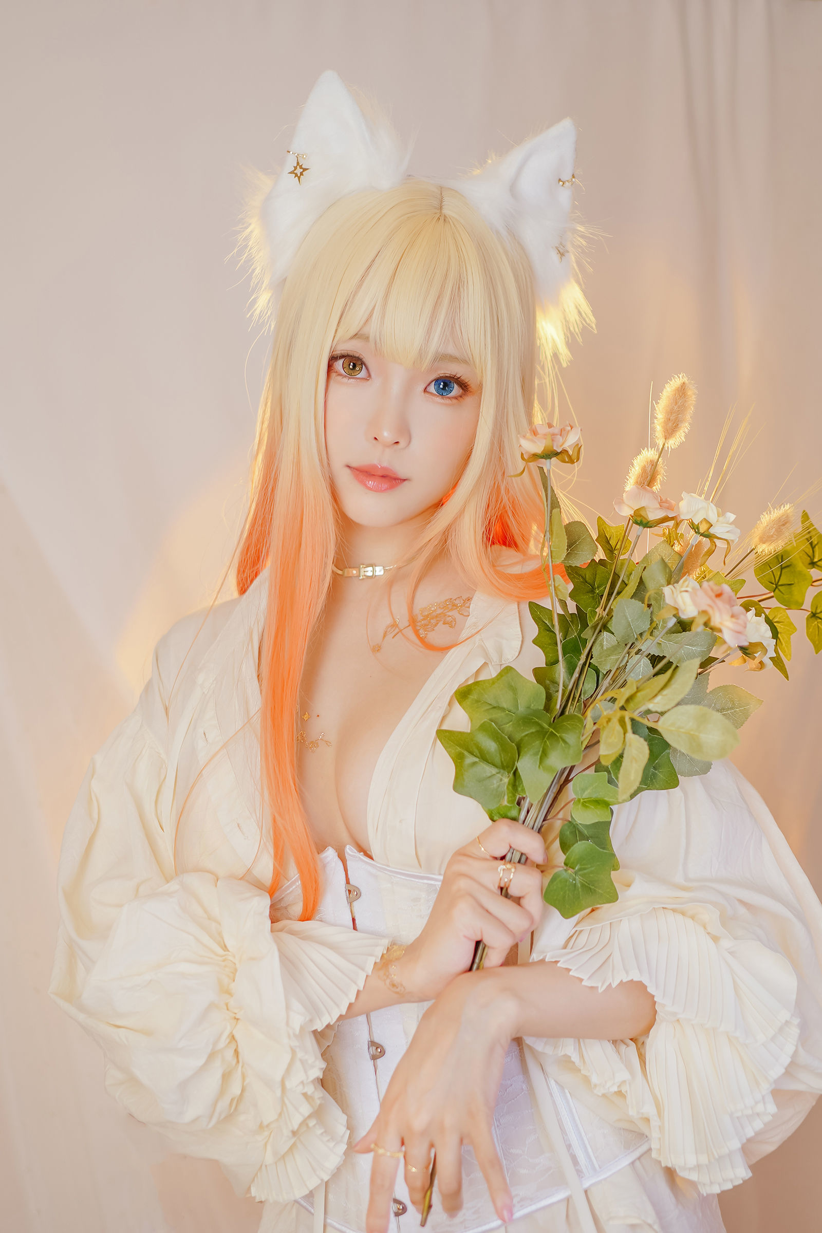 福利COS] Ely_eee(ElyEE子) - 貓魔女與貓