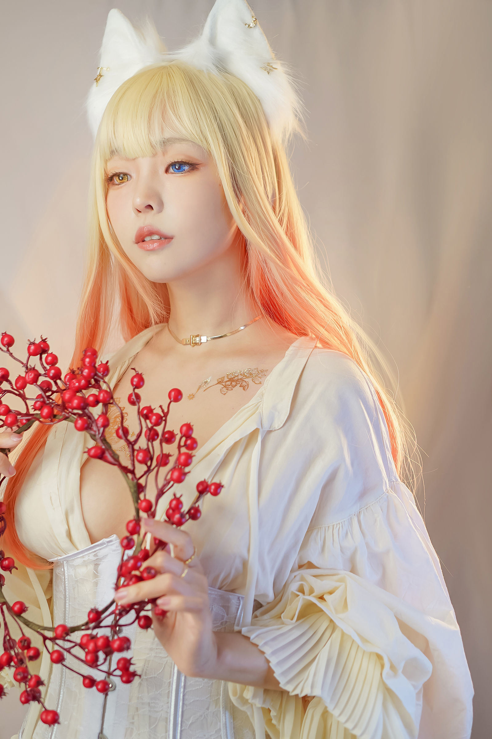福利COS] Ely_eee(ElyEE子) - 貓魔女與貓