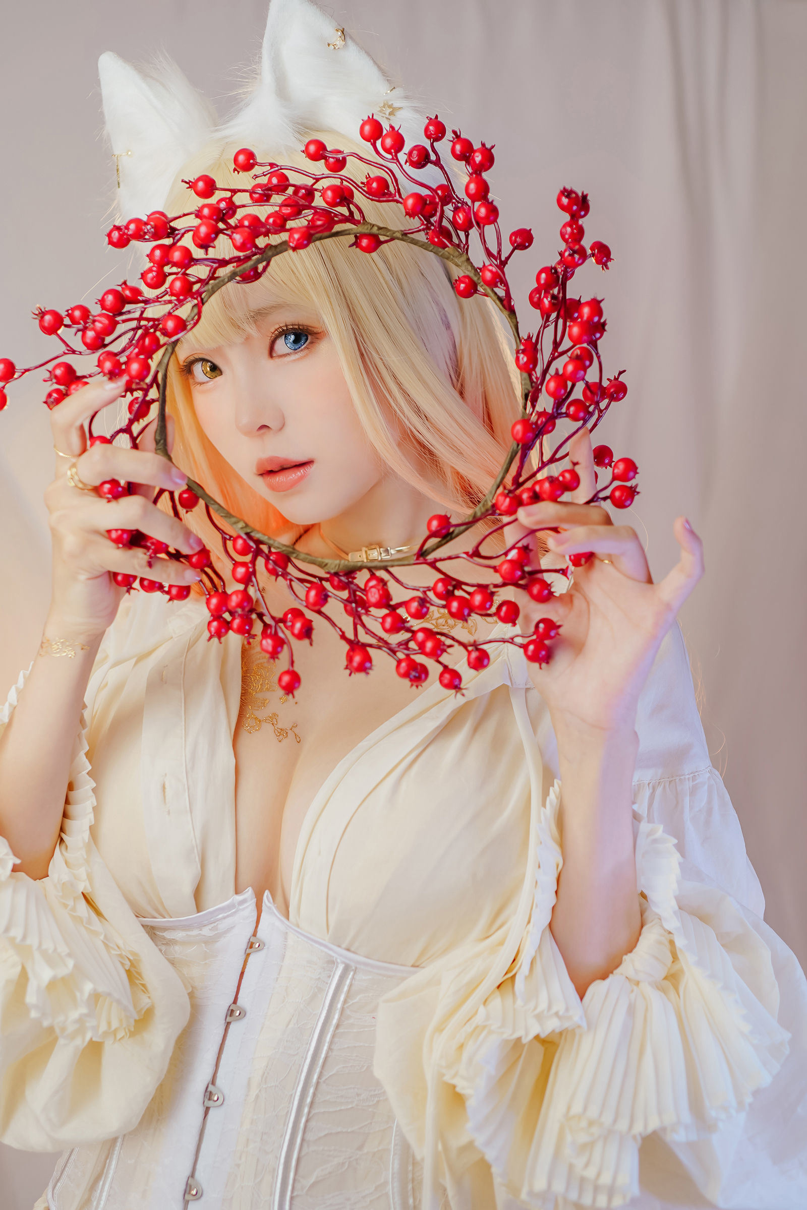 福利COS] Ely_eee(ElyEE子) - 貓魔女與貓