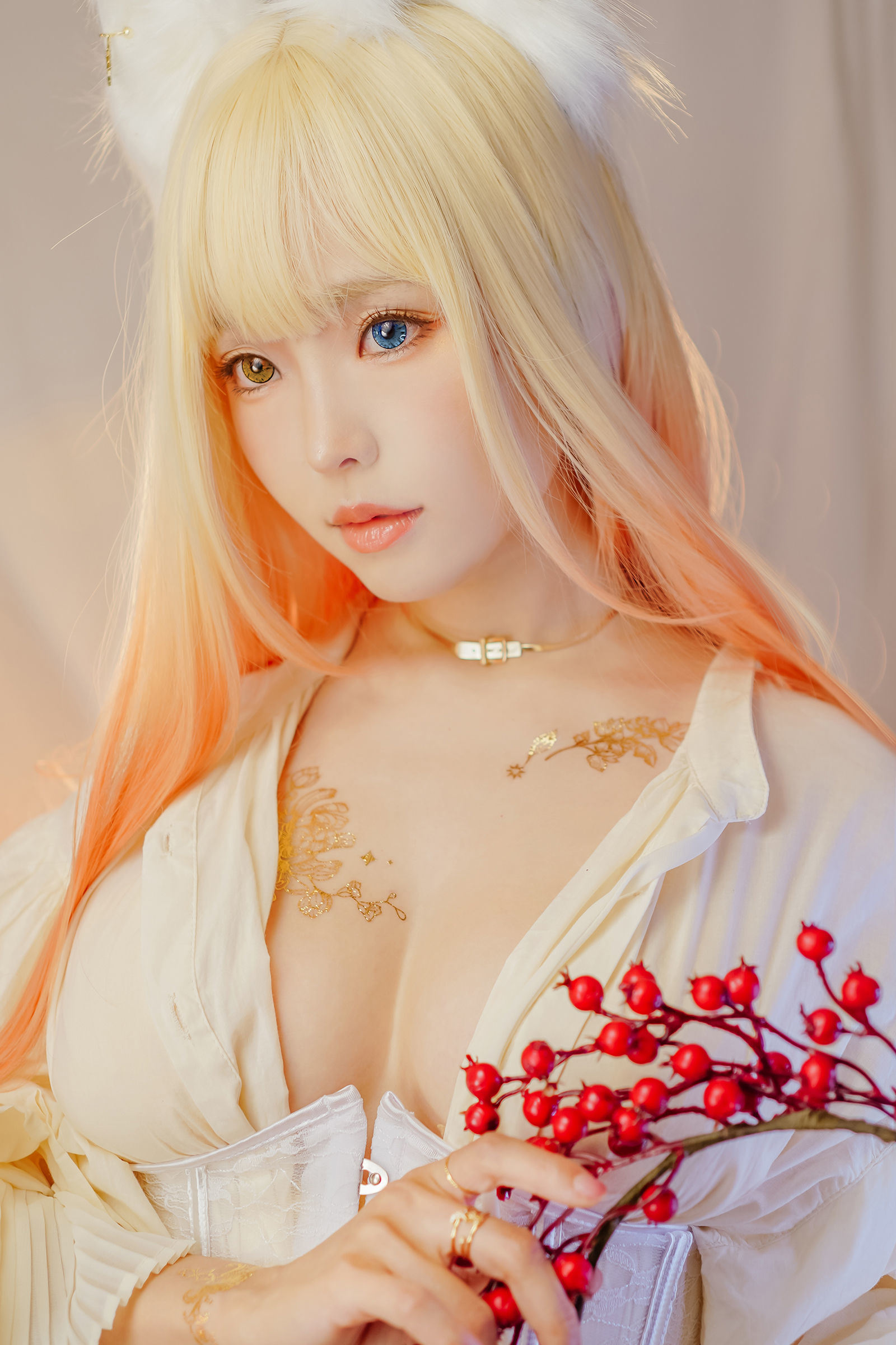福利COS] Ely_eee(ElyEE子) - 貓魔女與貓