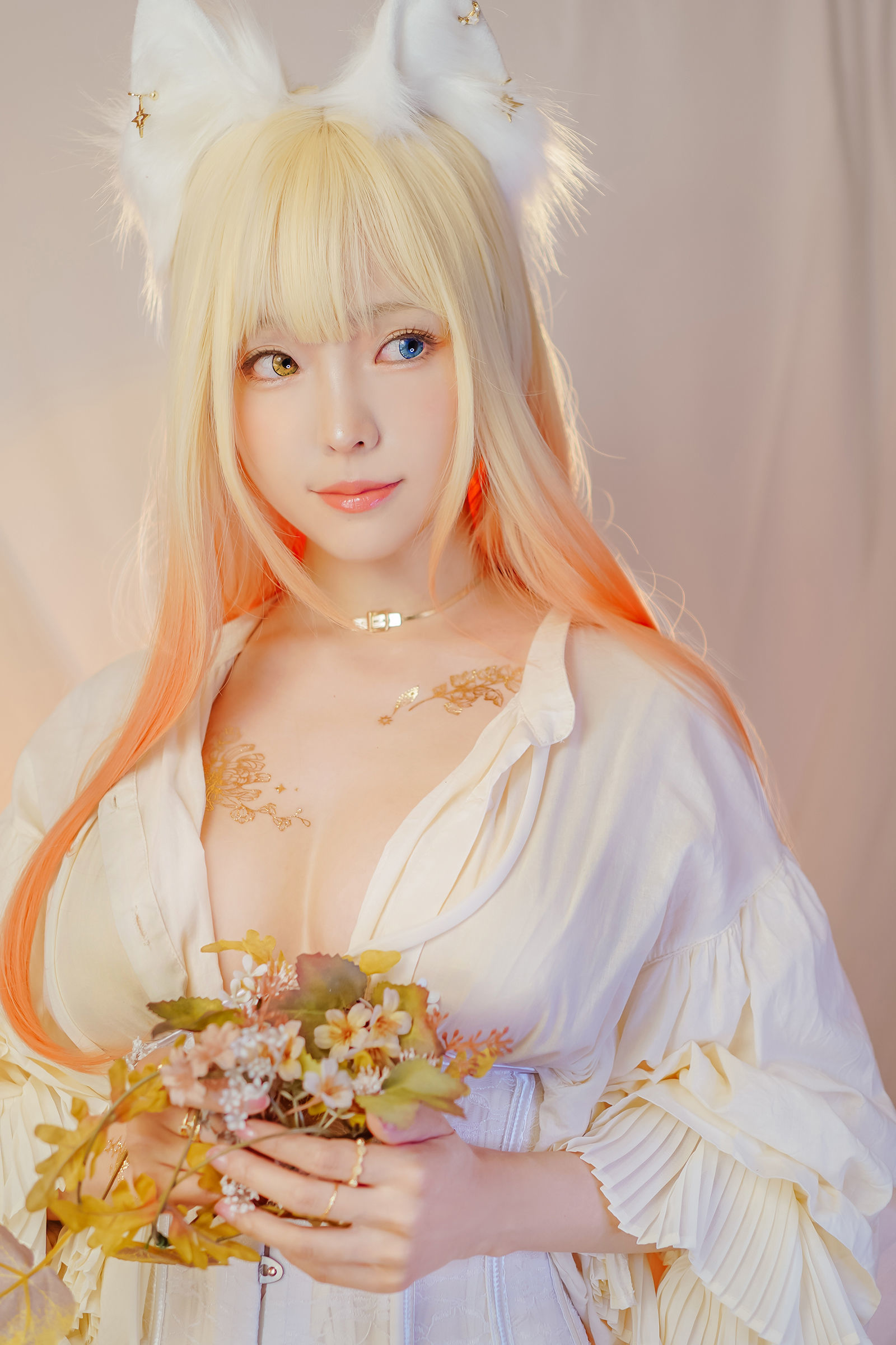 福利COS] Ely_eee(ElyEE子) - 貓魔女與貓