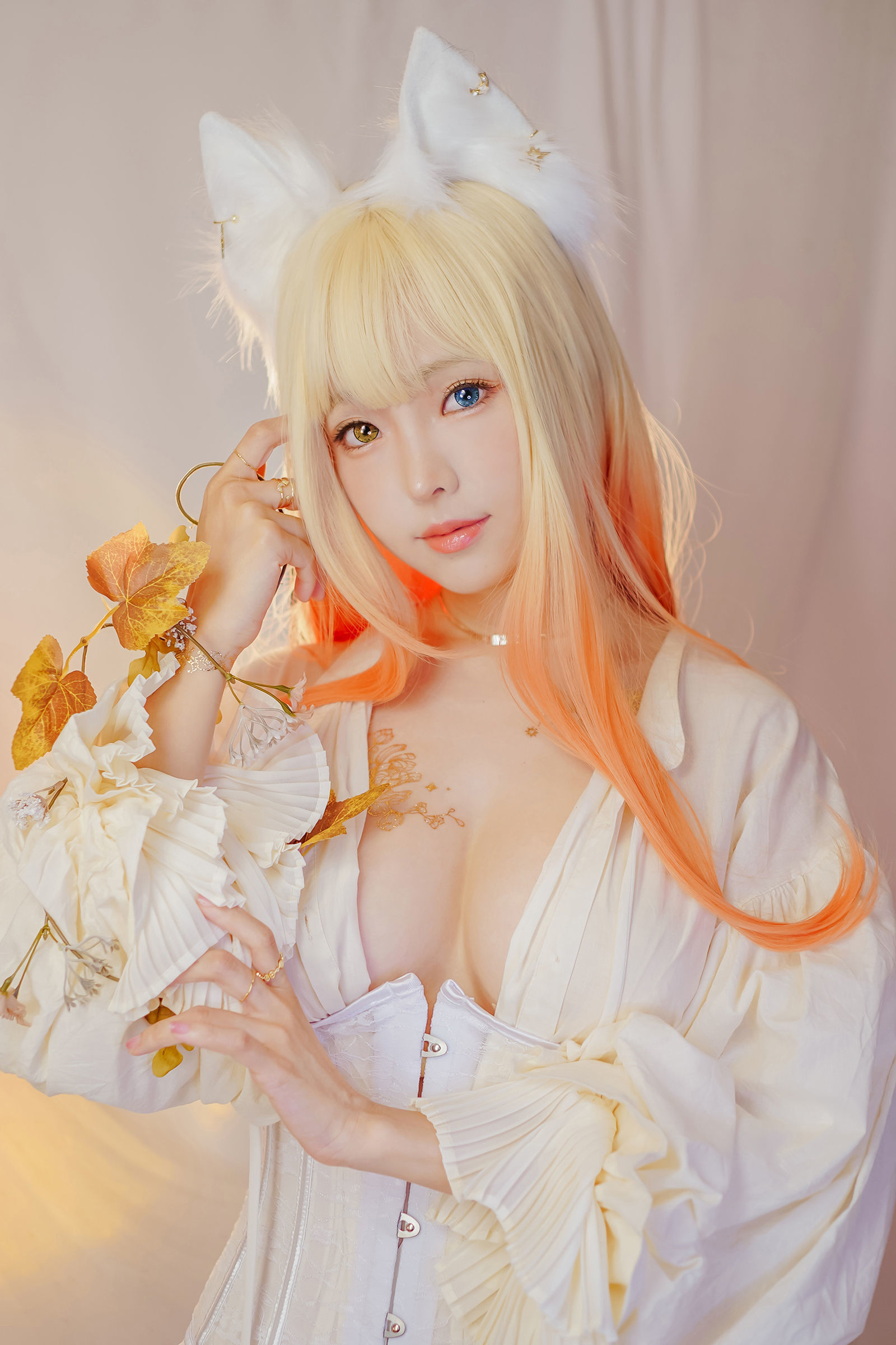 福利COS] Ely_eee(ElyEE子) - 貓魔女與貓