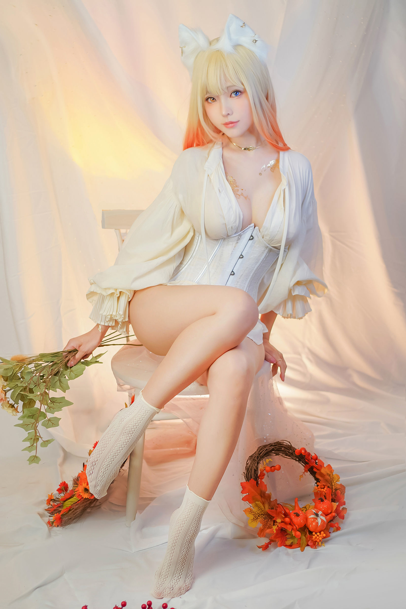 福利COS] Ely_eee(ElyEE子) - 貓魔女與貓