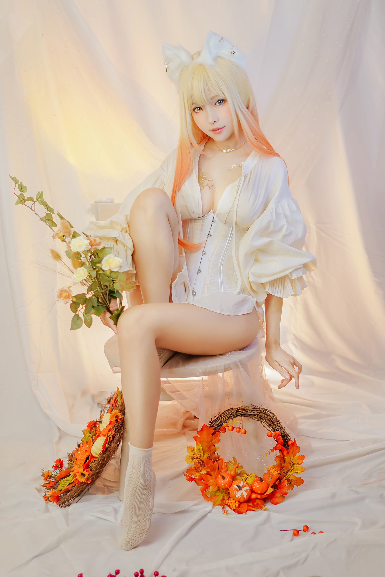 福利COS] Ely_eee(ElyEE子) - 貓魔女與貓