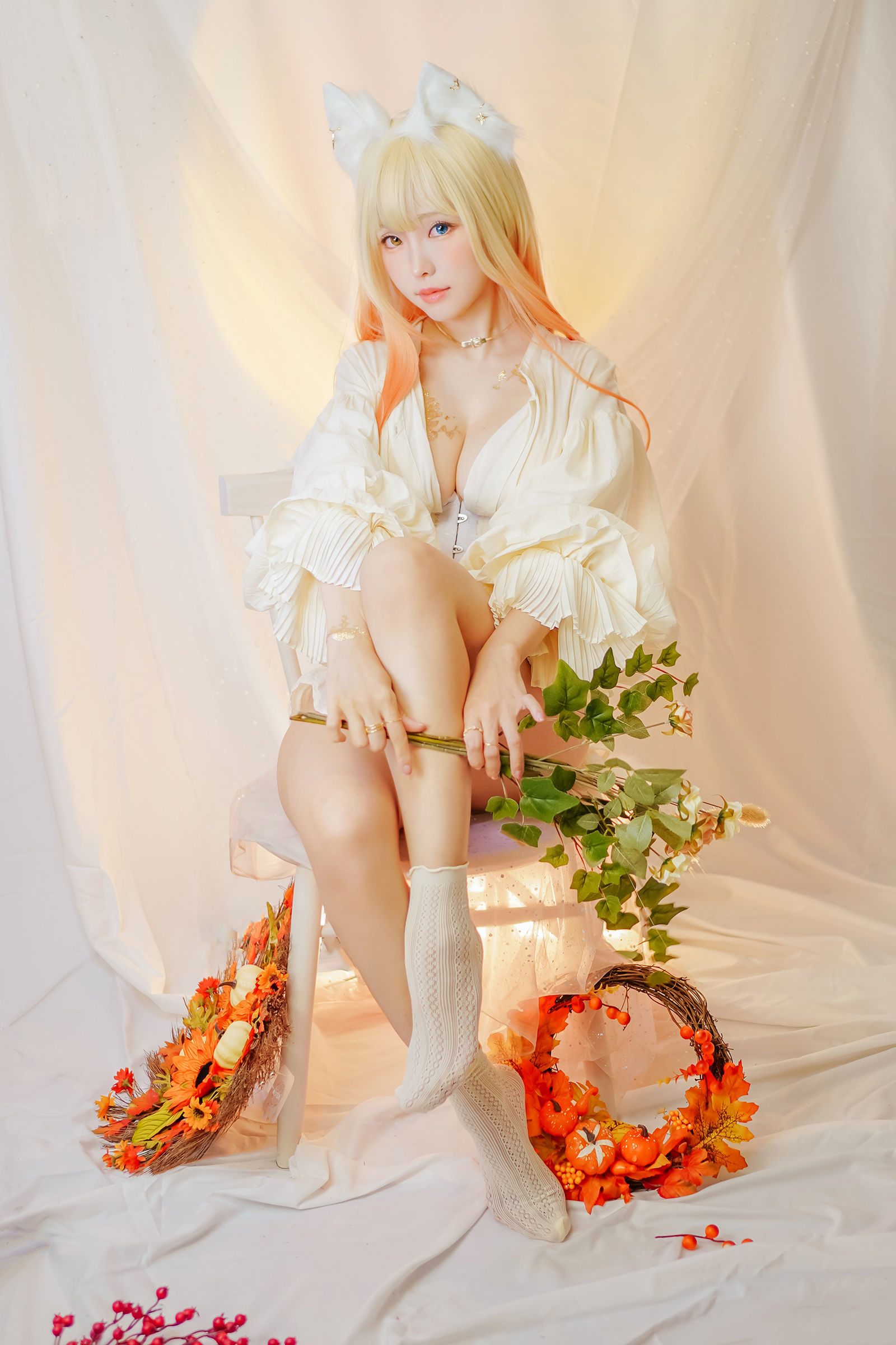 福利COS] Ely_eee(ElyEE子) - 貓魔女與貓