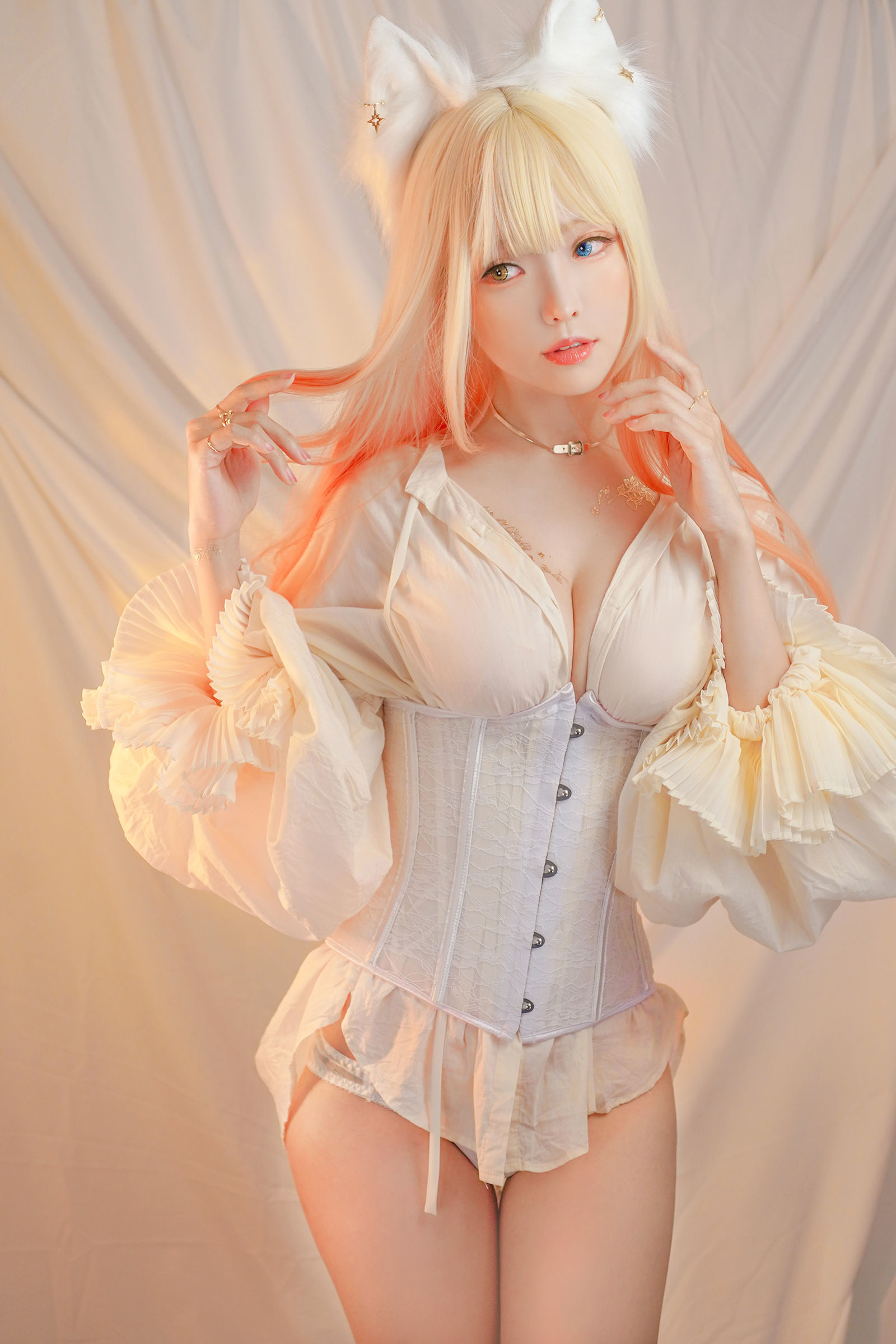 福利COS] Ely_eee(ElyEE子) - 貓魔女與貓