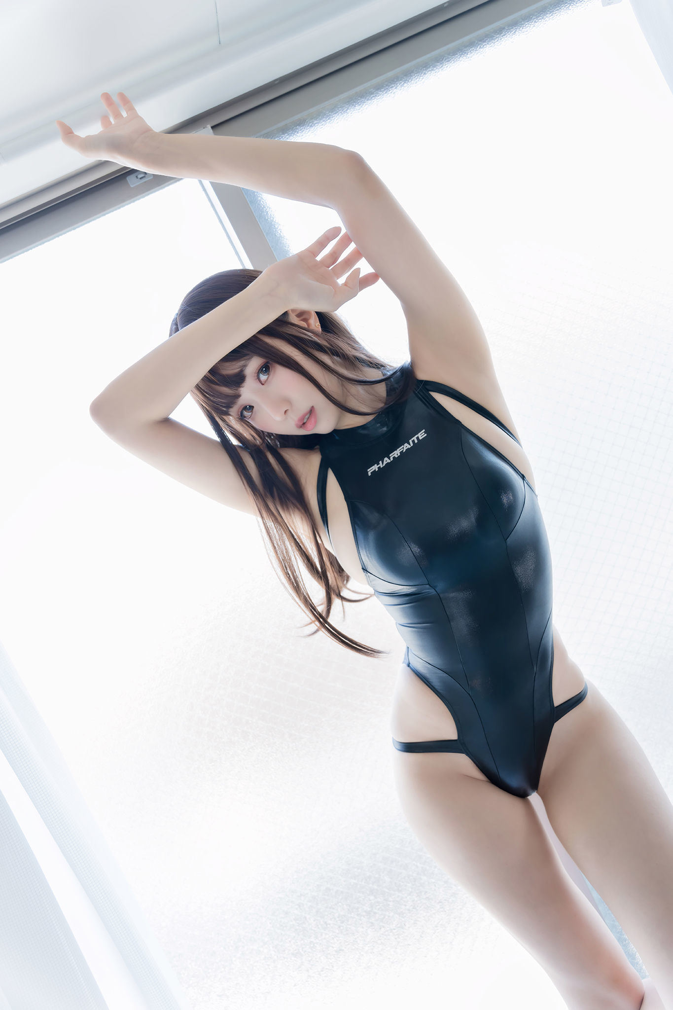 Fan Service COS] Ely_eee (ElyEE子) - Racing Swimsuit (Competitive Swimming Sailor Uniform)
