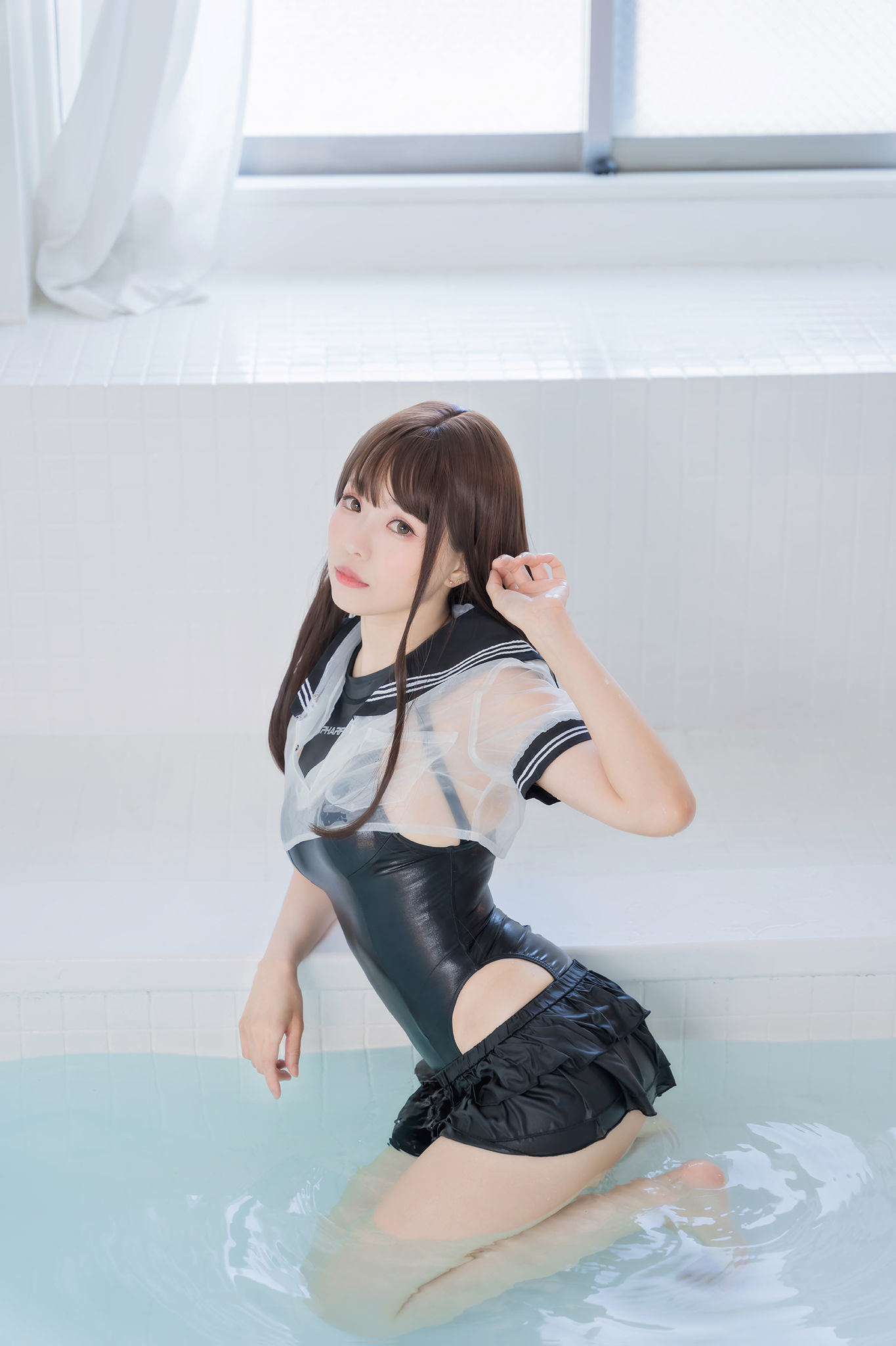 福利COS] Ely_eee(ElyEE子) - 競泳水着