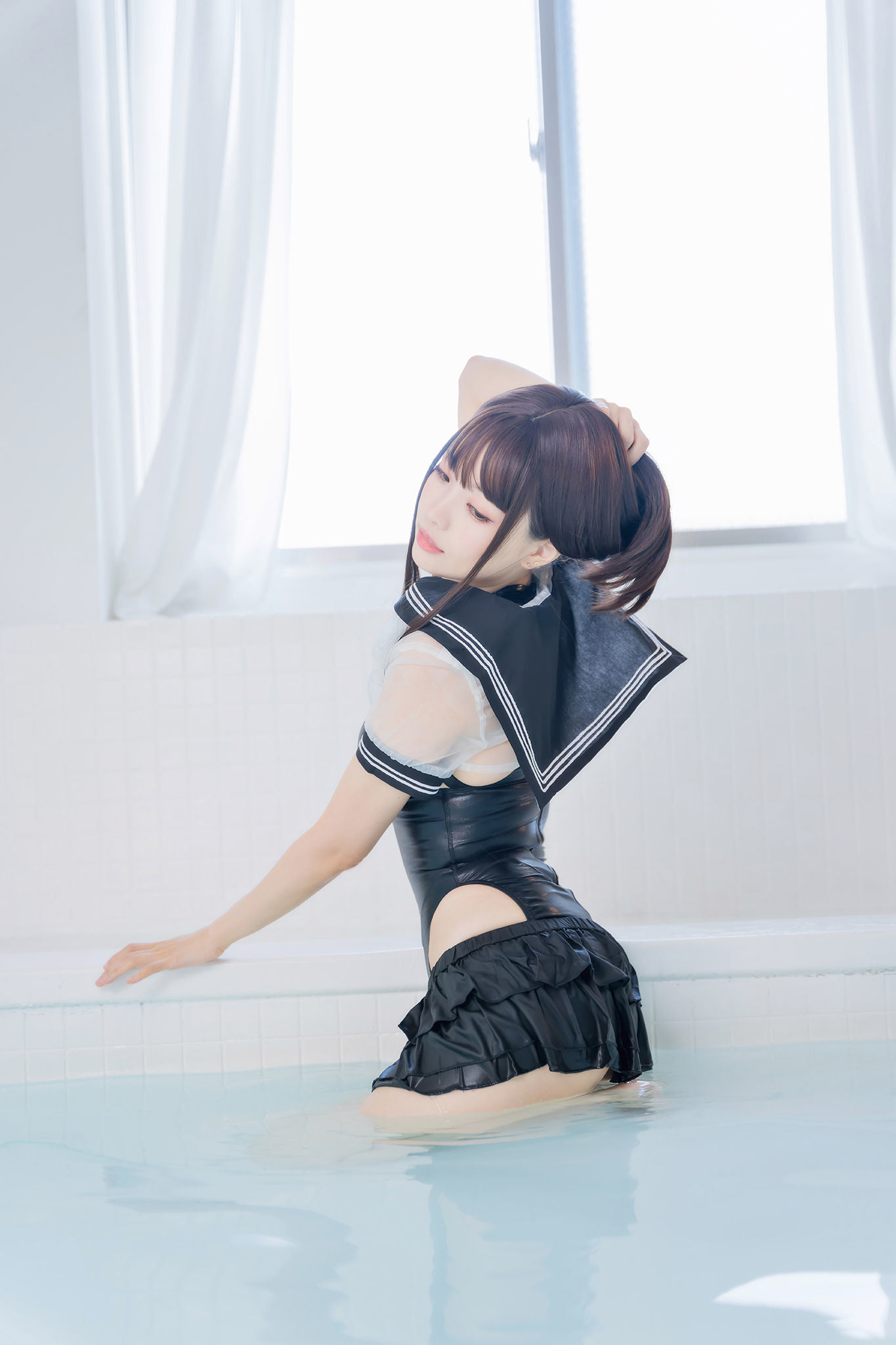 福利COS] Ely_eee(ElyEE子) - 競泳水着