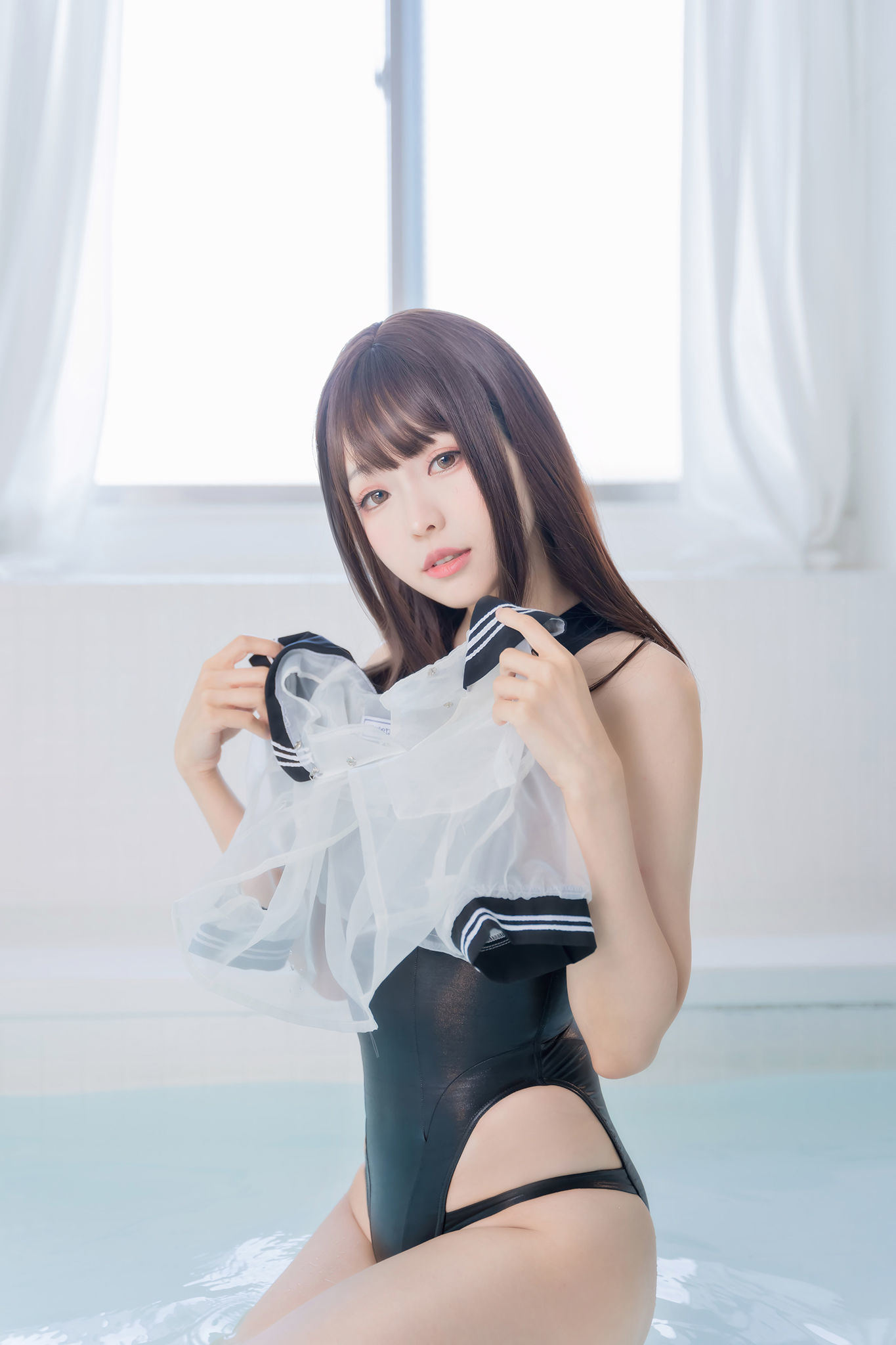福利COS] Ely_eee(ElyEE子) - 競泳水着