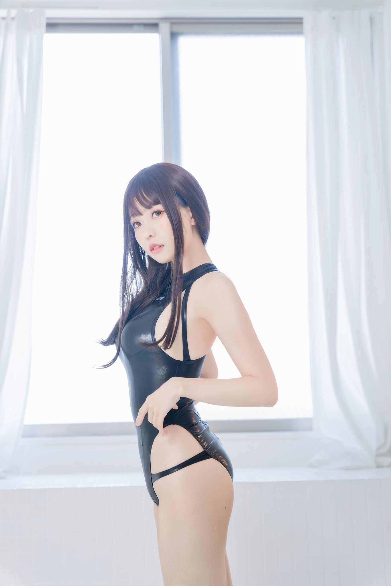 福利COS] Ely_eee(ElyEE子) - 競泳水着