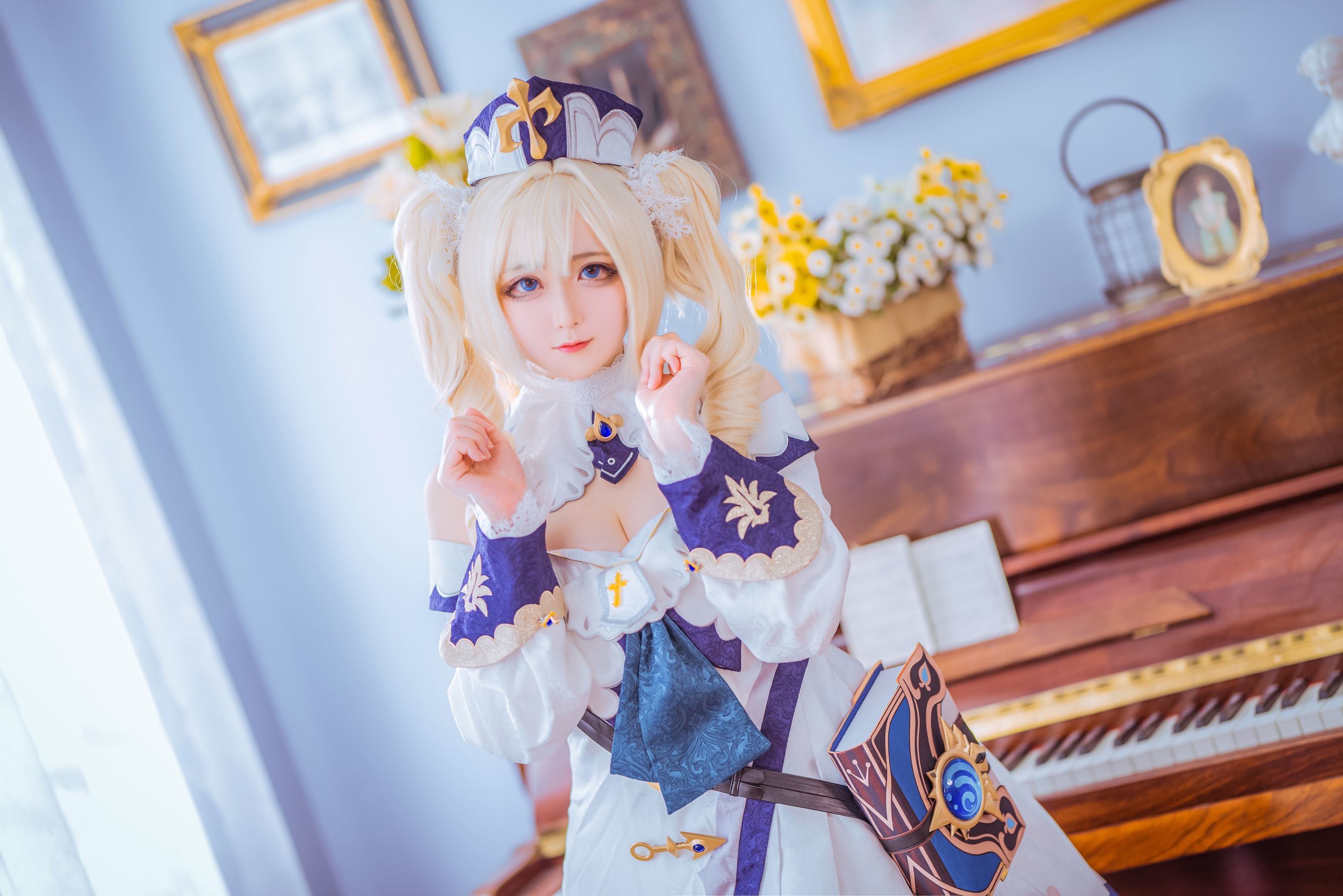 Sayako 芭芭拉原神 Cosplay 寫真