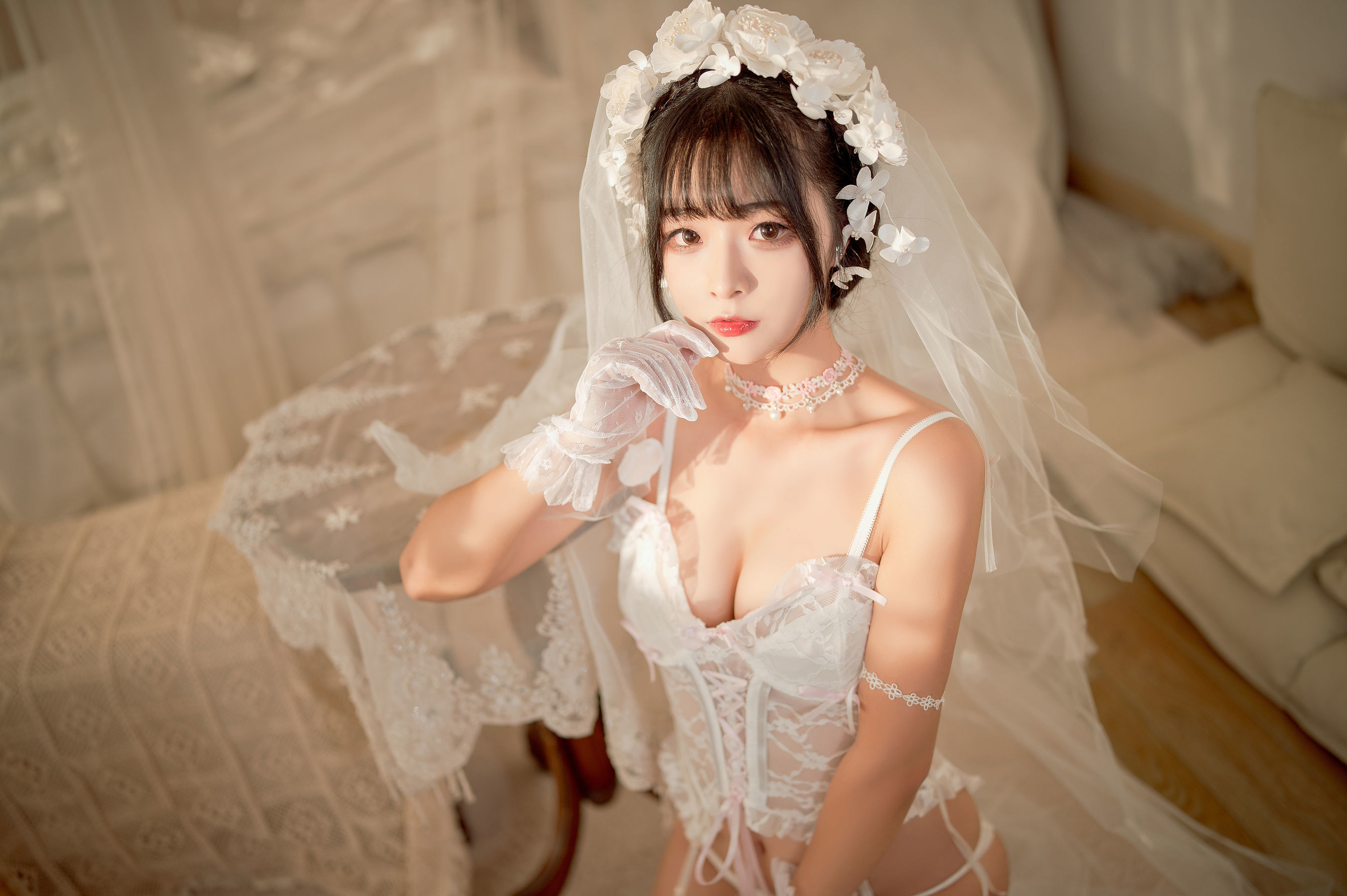 Welfare COS] Yuuhui Jade Hui - Pure White Bride