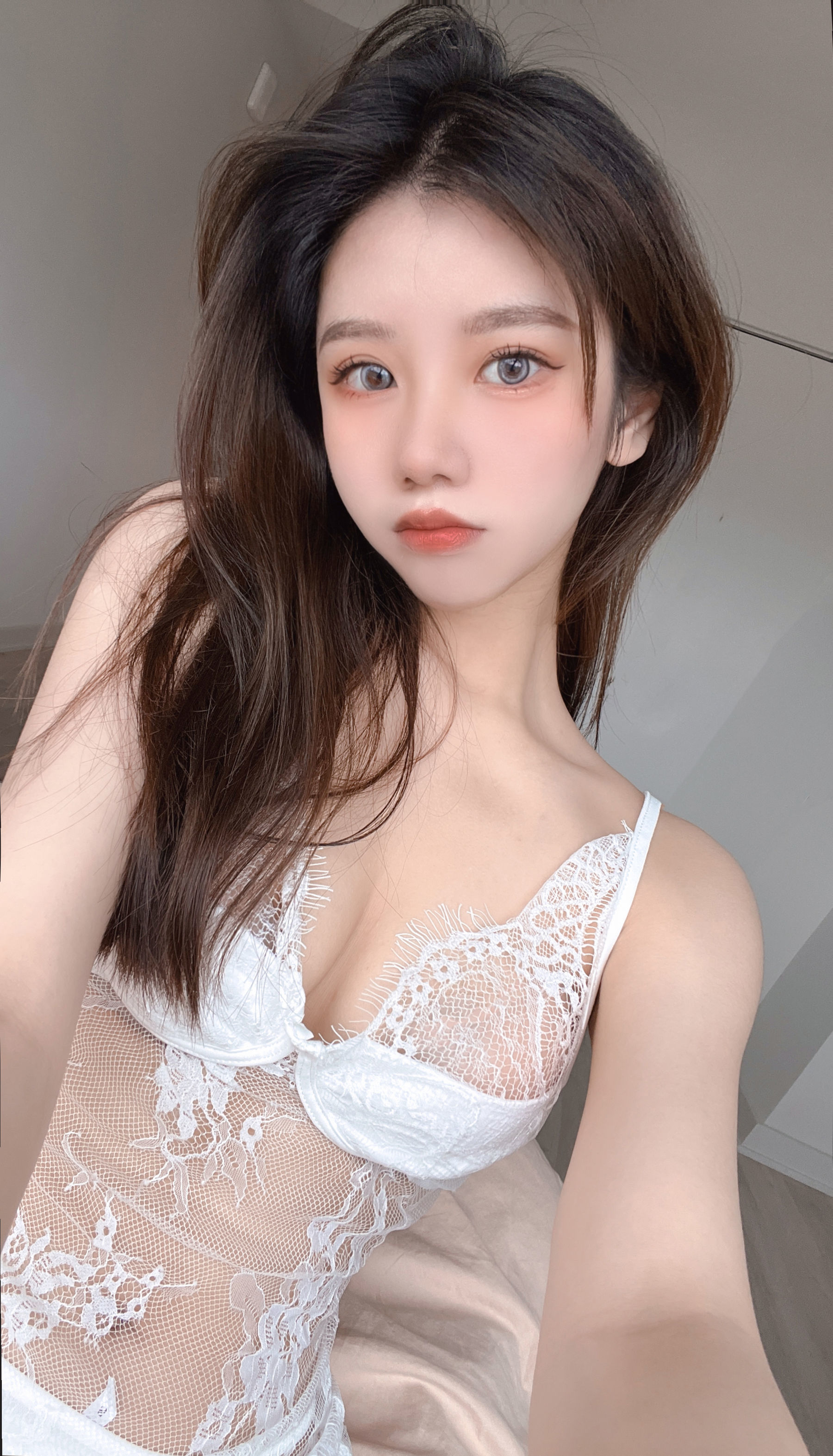 福利COS] 動漫博主果咩醬w - 白蕾絲