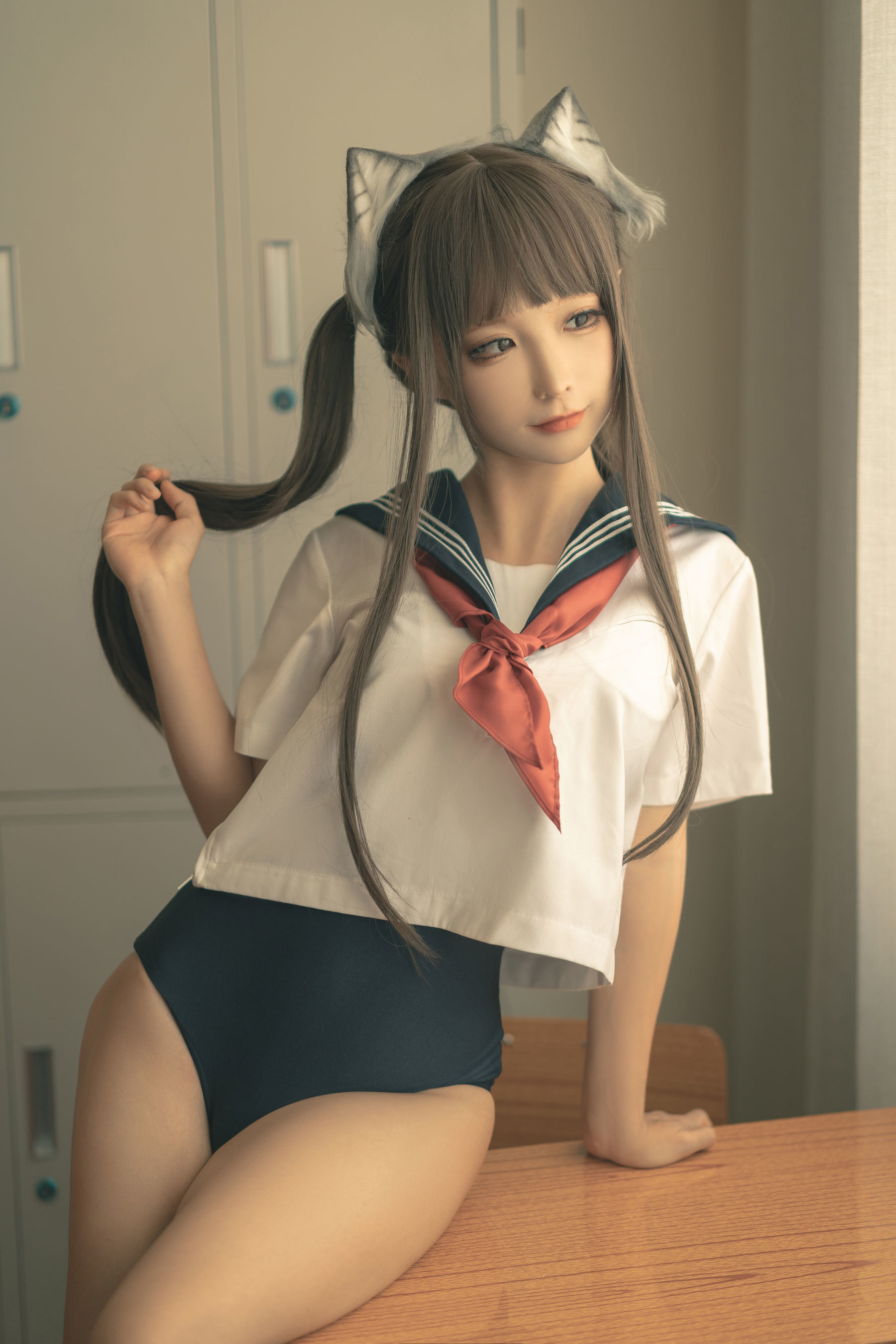 [福利COS] 动漫博主蠢沫沫 - 放學後