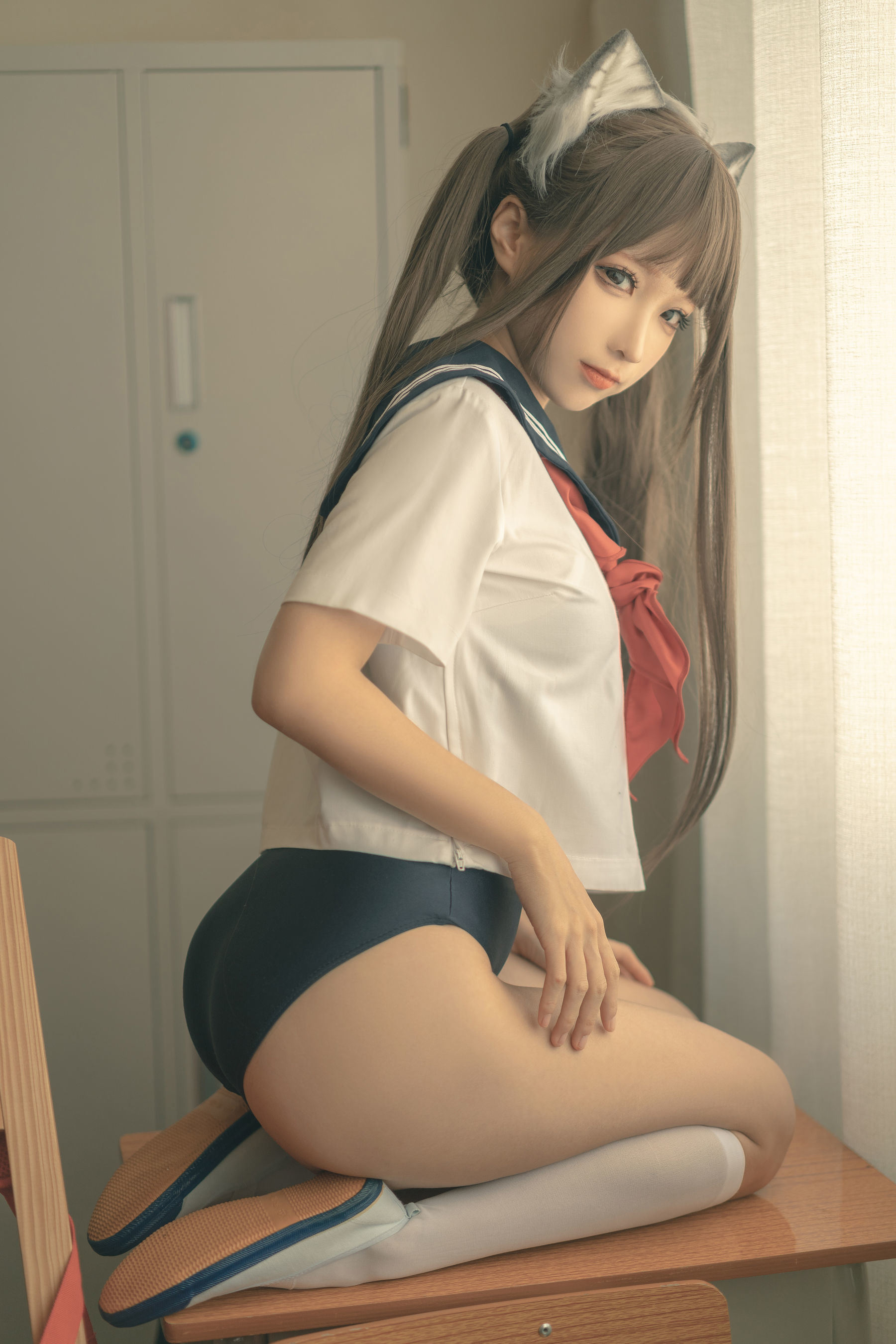 [福利COS] 动漫博主蠢沫沫 - 放學後