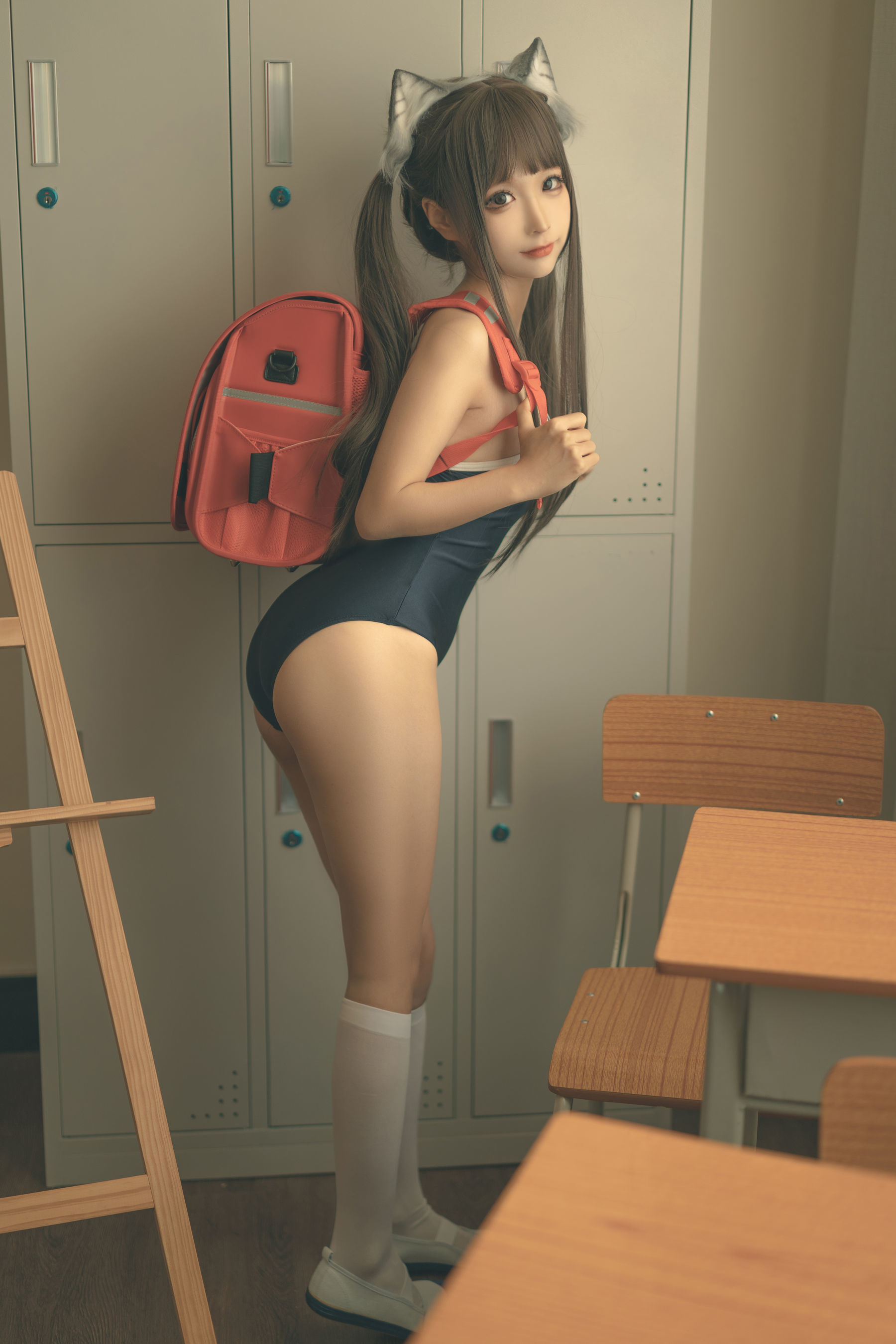 [福利COS] 动漫博主蠢沫沫 - 放學後