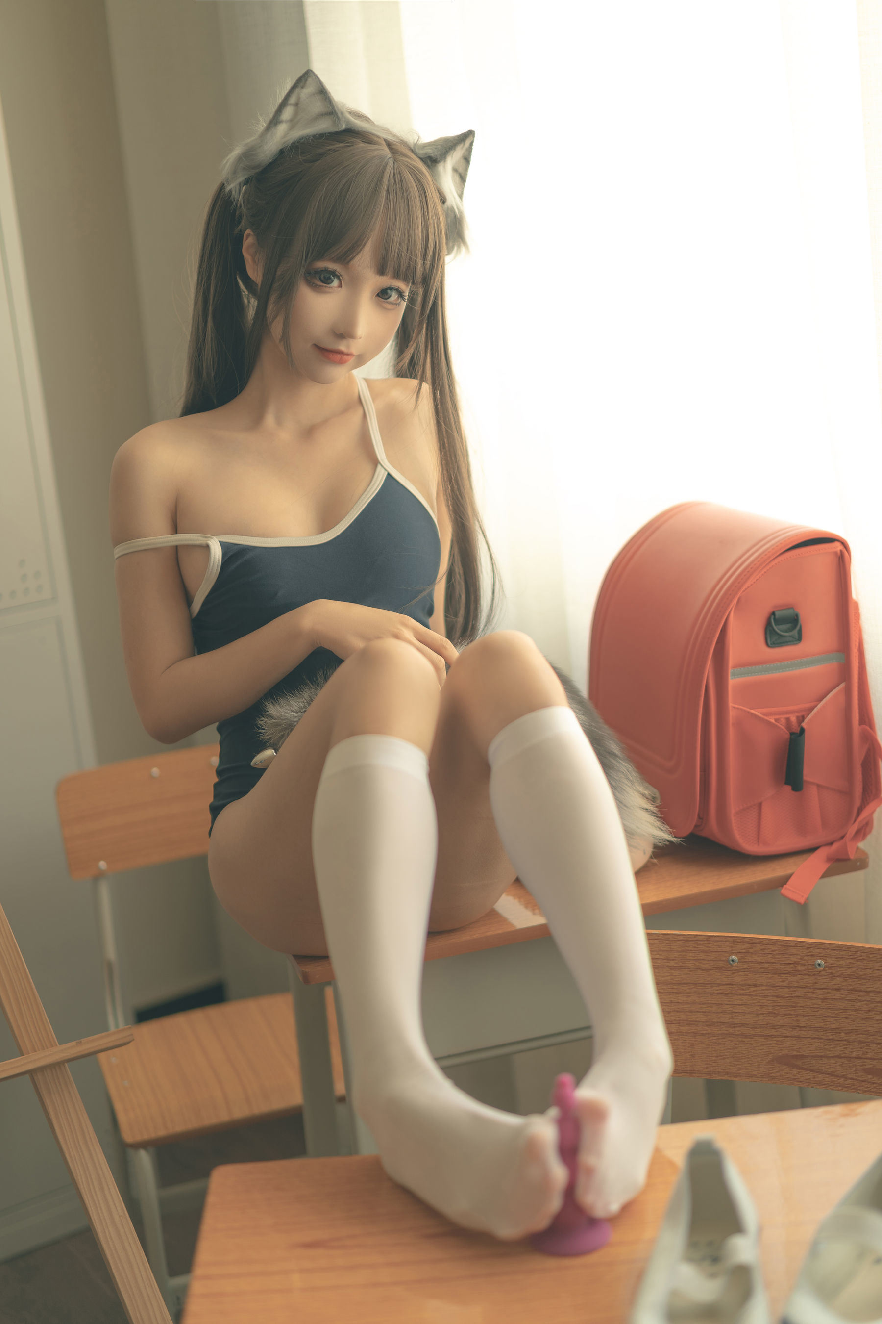 [福利COS] 动漫博主蠢沫沫 - 放學後