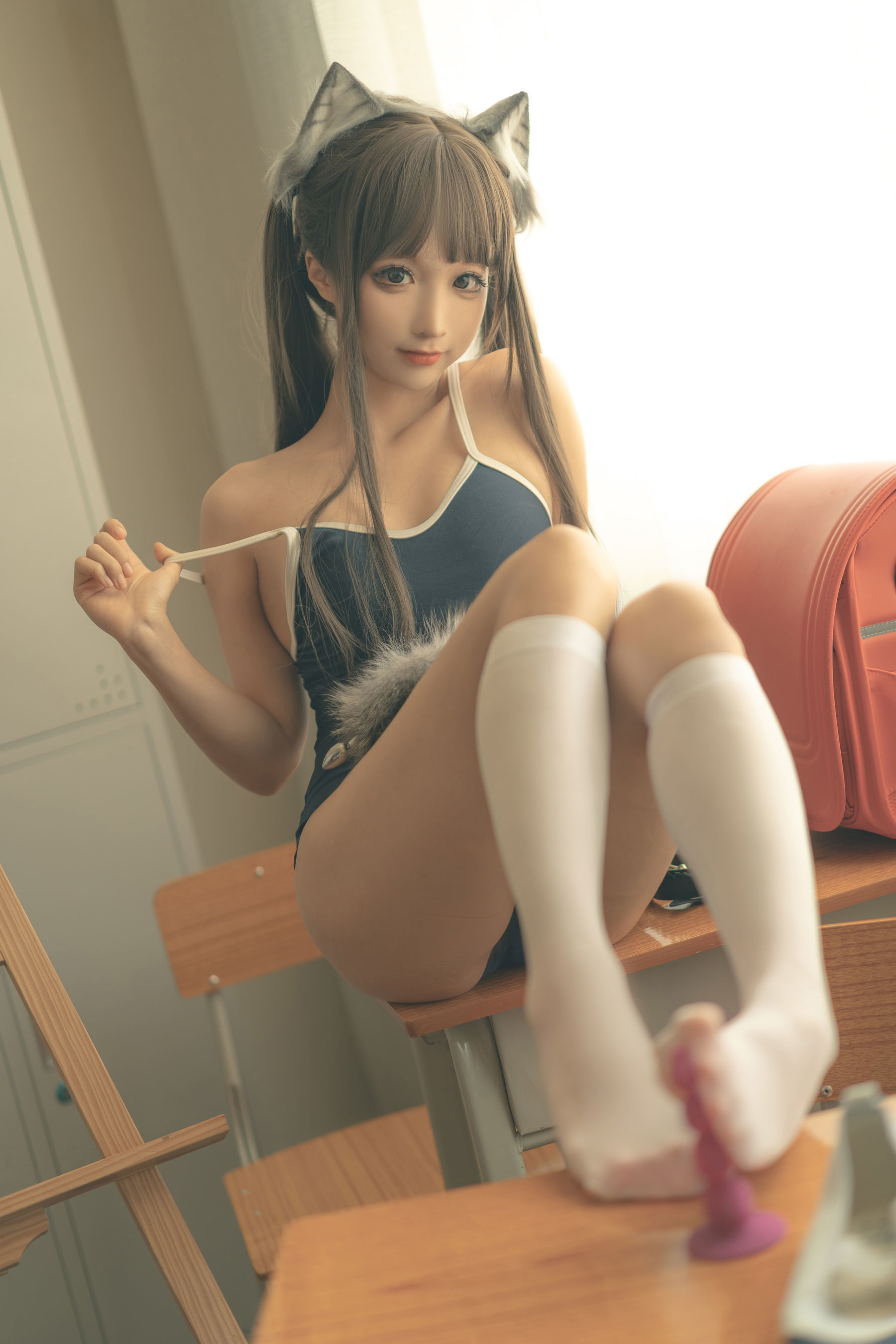 [福利COS] 动漫博主蠢沫沫 - 放學後