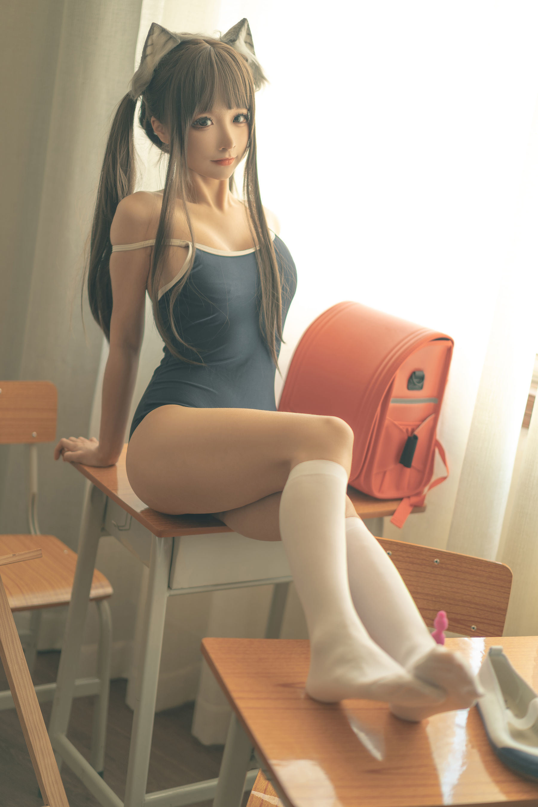[福利COS] 动漫博主蠢沫沫 - 放學後