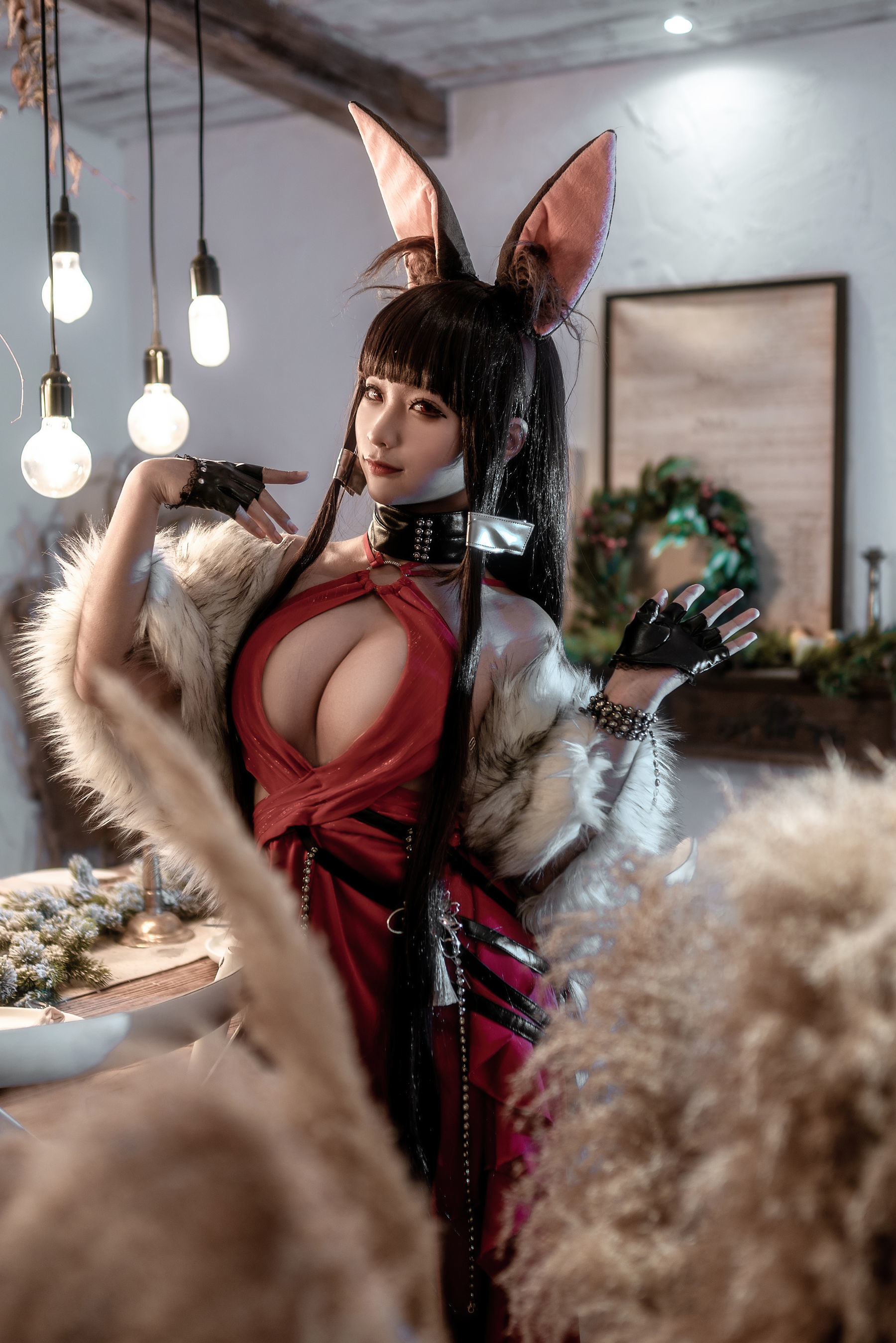 Welfare Cosplay] Anime Blogger Chun Mo Mo - Azur Lane Akagi
