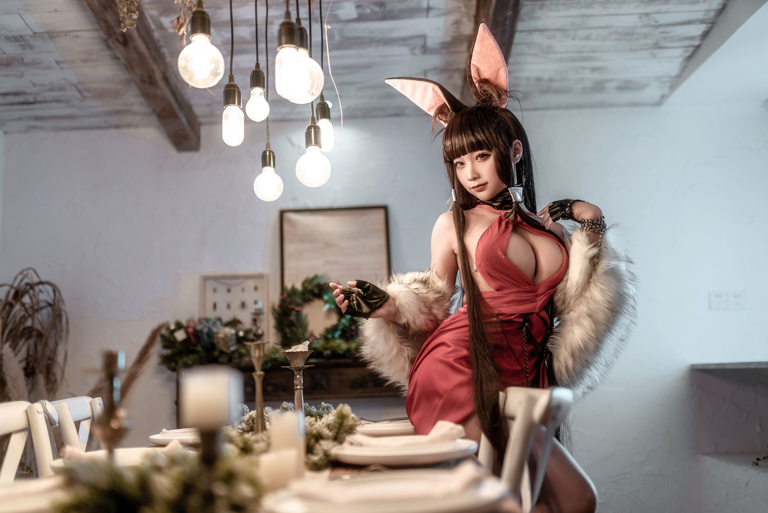 Welfare Cosplay] Anime Blogger Chun Mo Mo - Azur Lane Akagi