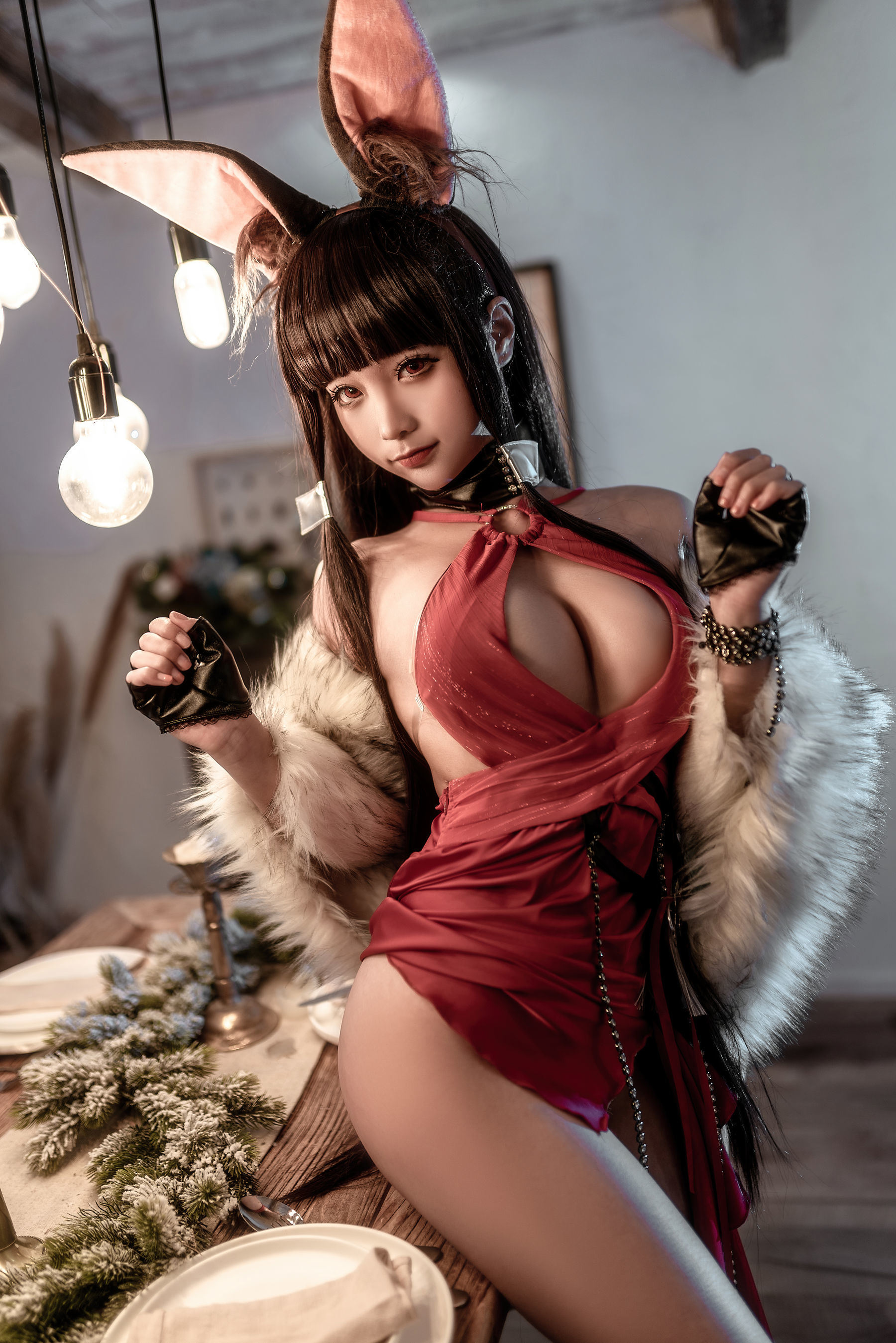 [福利COS] 动漫博主蠢沫沫 - 碧蓝航线 赤城