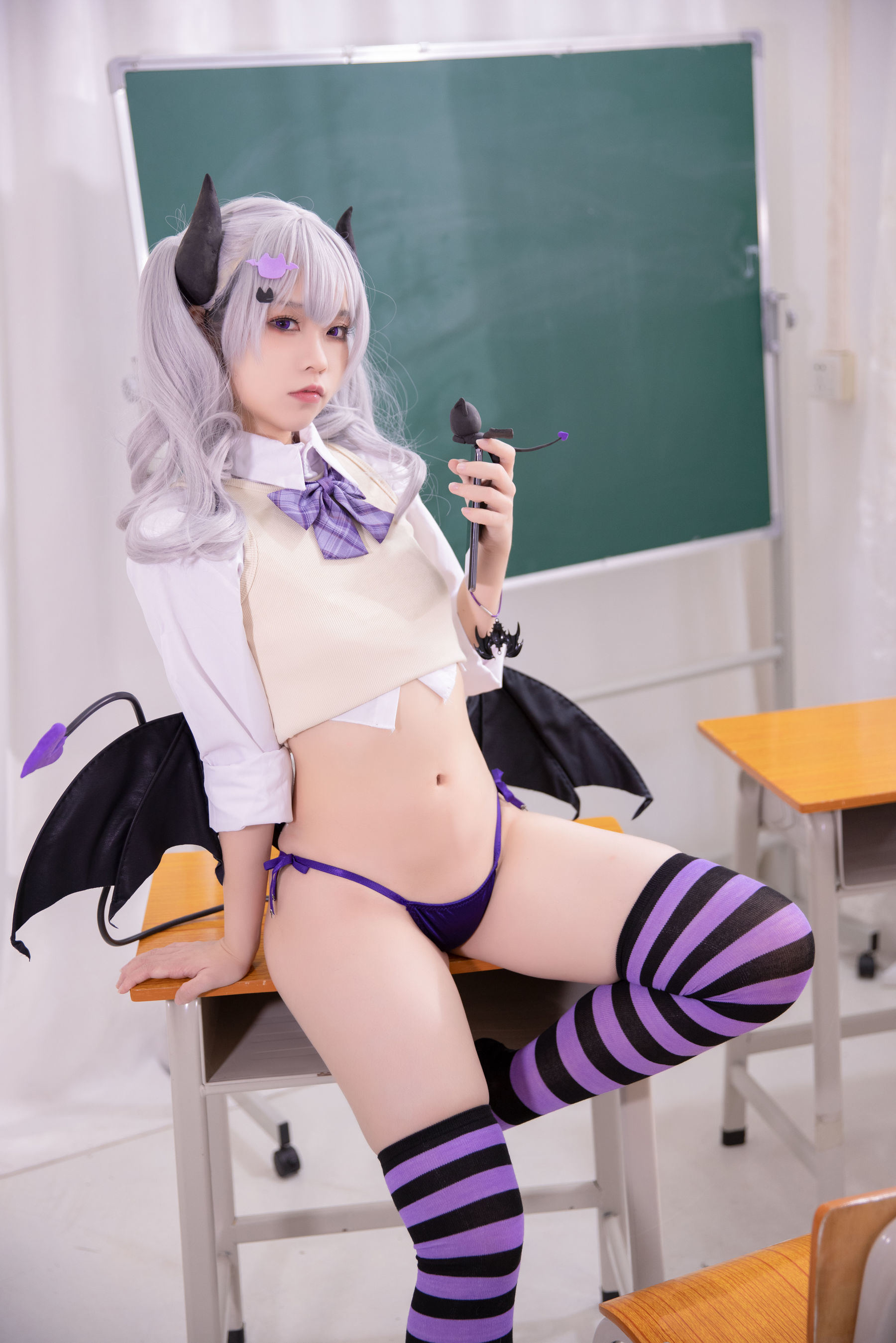 福利COS] 動漫博主G44不會受傷 - Blade原創惡魔