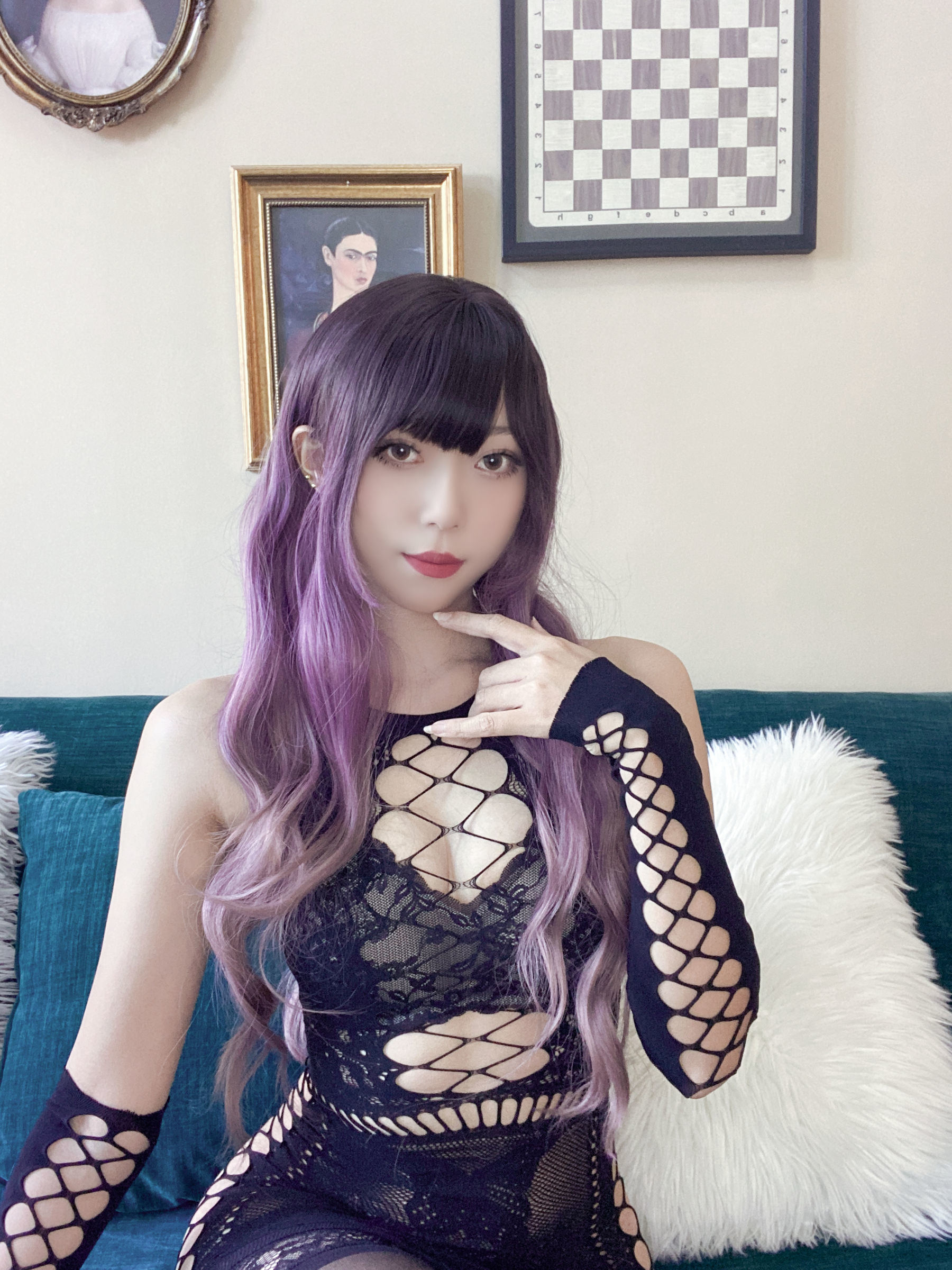 Welfare COS] Anime Blogger Money Leng Leng - Hua Hua Net Clothing