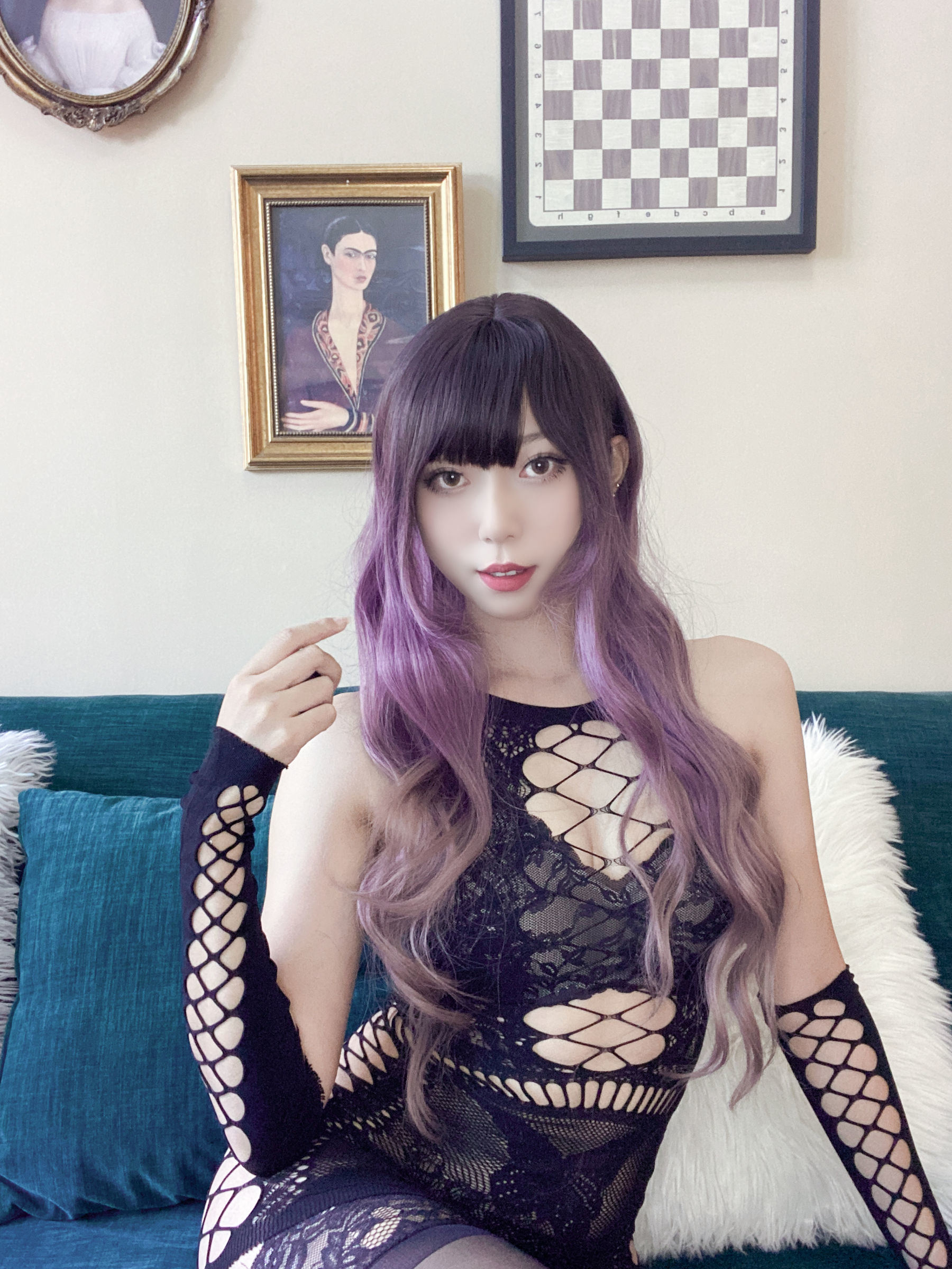 Welfare COS] Anime Blogger Money Leng Leng - Hua Hua Net Clothing