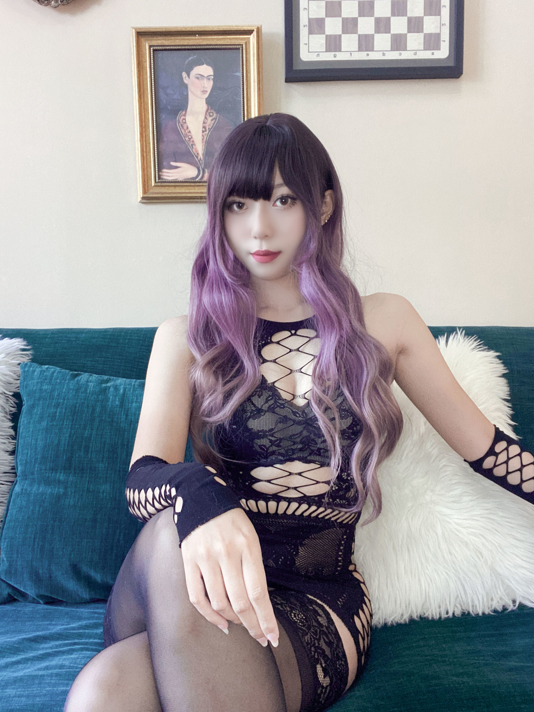 Welfare COS] Anime Blogger Money Leng Leng - Hua Hua Net Clothing