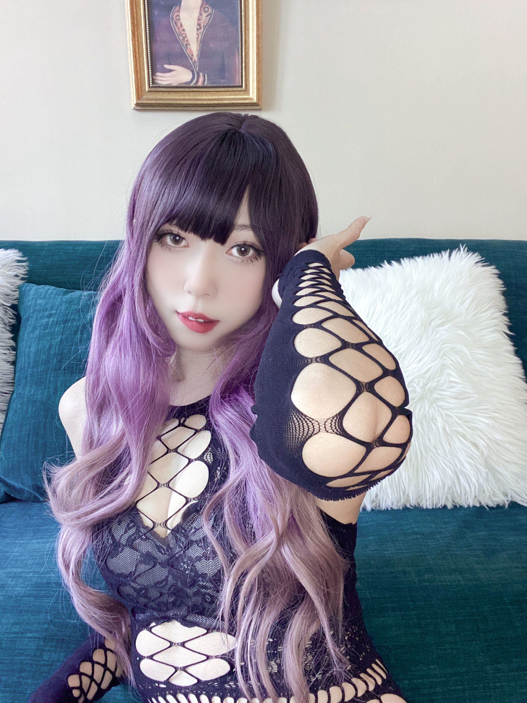 Welfare COS] Anime Blogger Money Leng Leng - Hua Hua Net Clothing