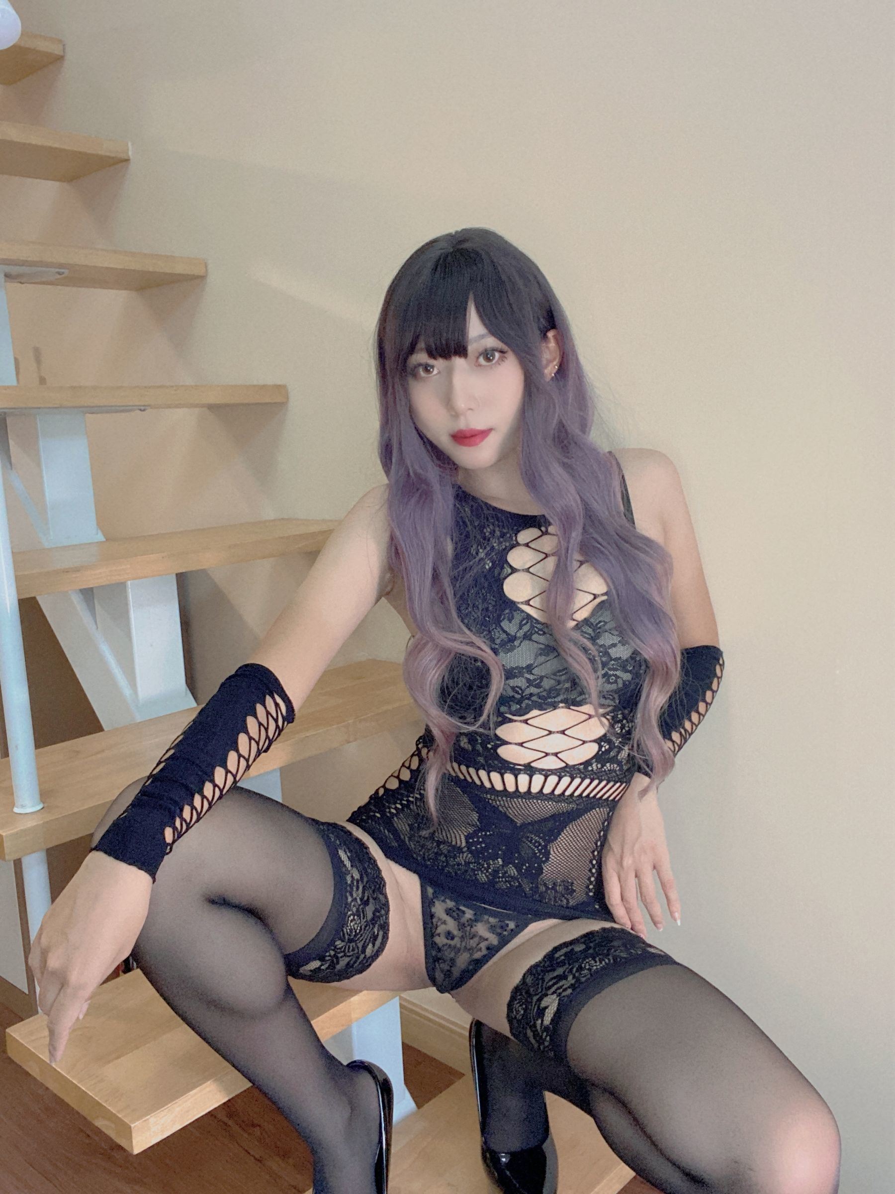 Welfare COS] Anime Blogger Money Leng Leng - Hua Hua Net Clothing