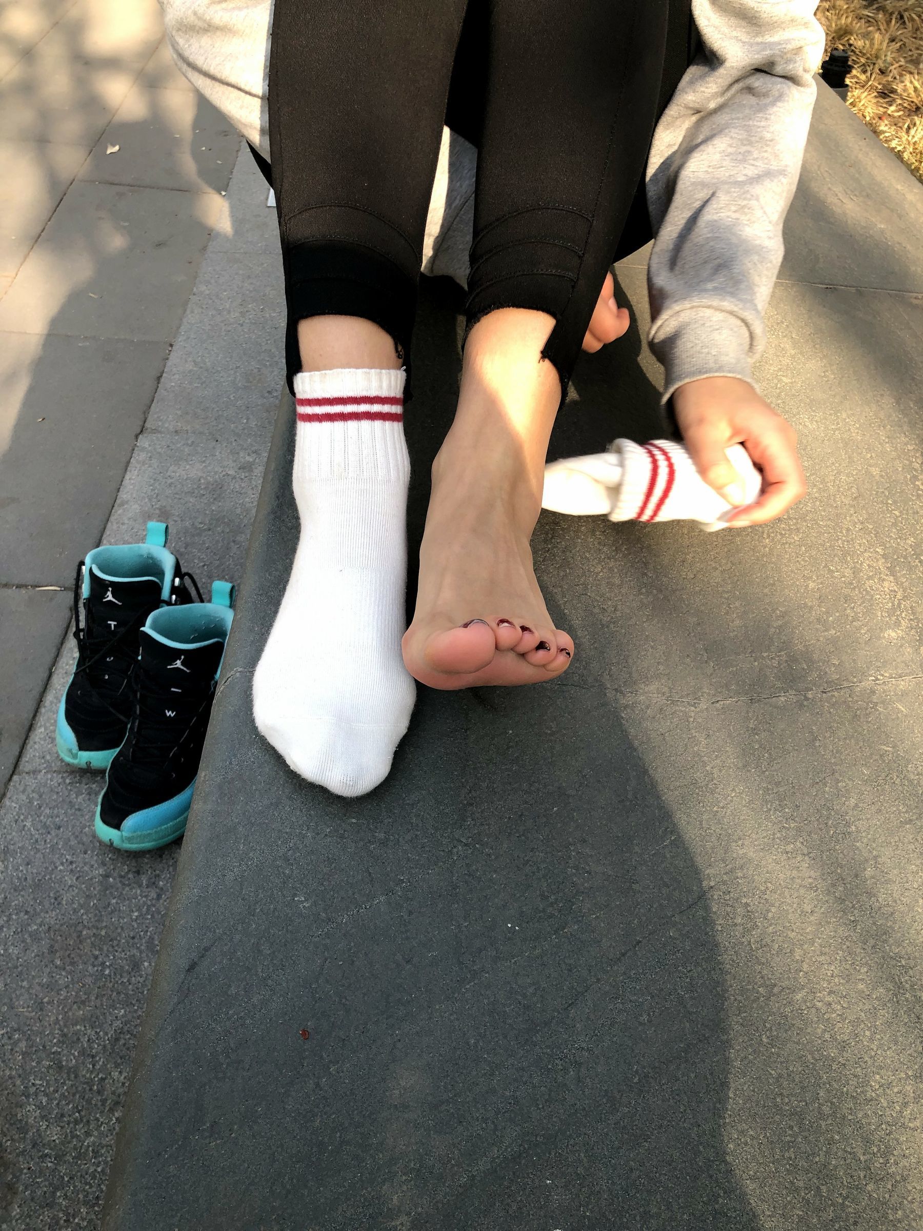 福利COS] 安喬喬兒(Nia喬喬) No.002 戶外露腳腳