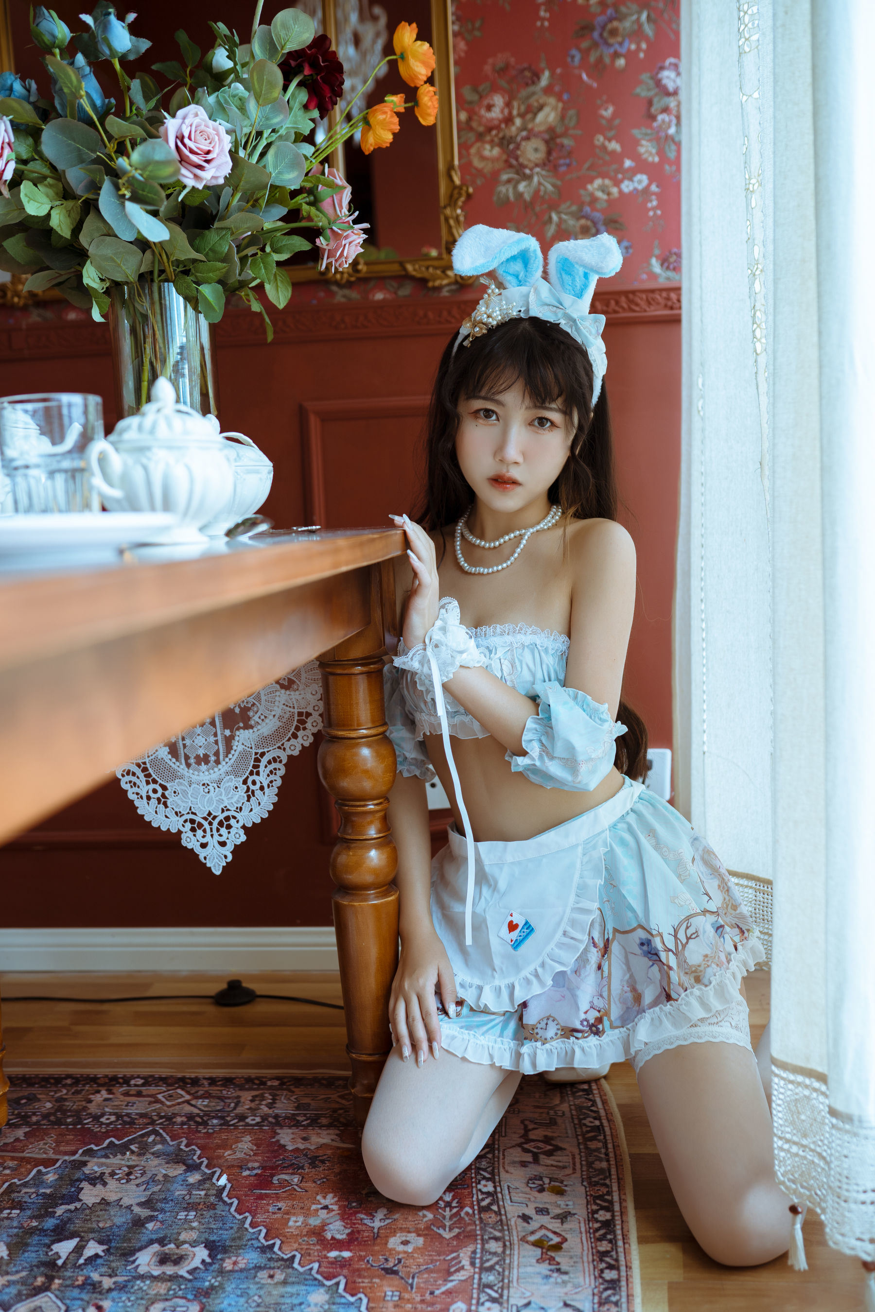 福利COS] 微博人氣Coser不呆猫 - 兔子女友