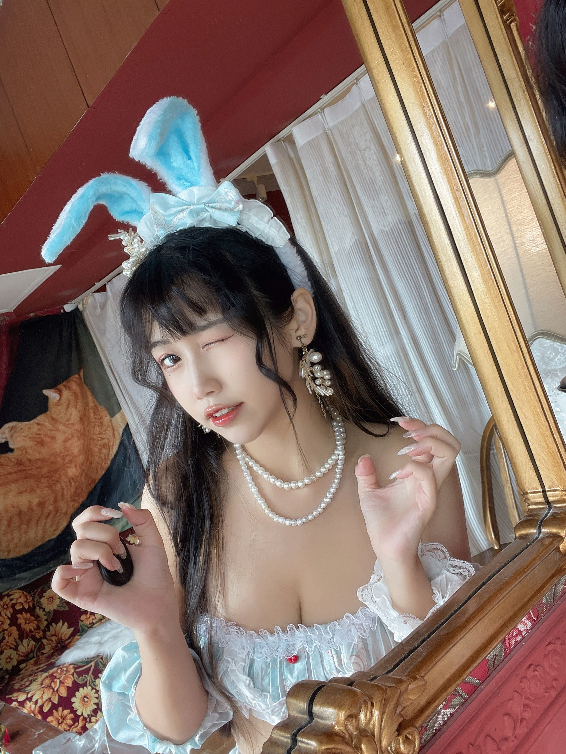 Welfare COS] Weibo Popular Coser Bu Dai Mao - Rabbit Girlfriend